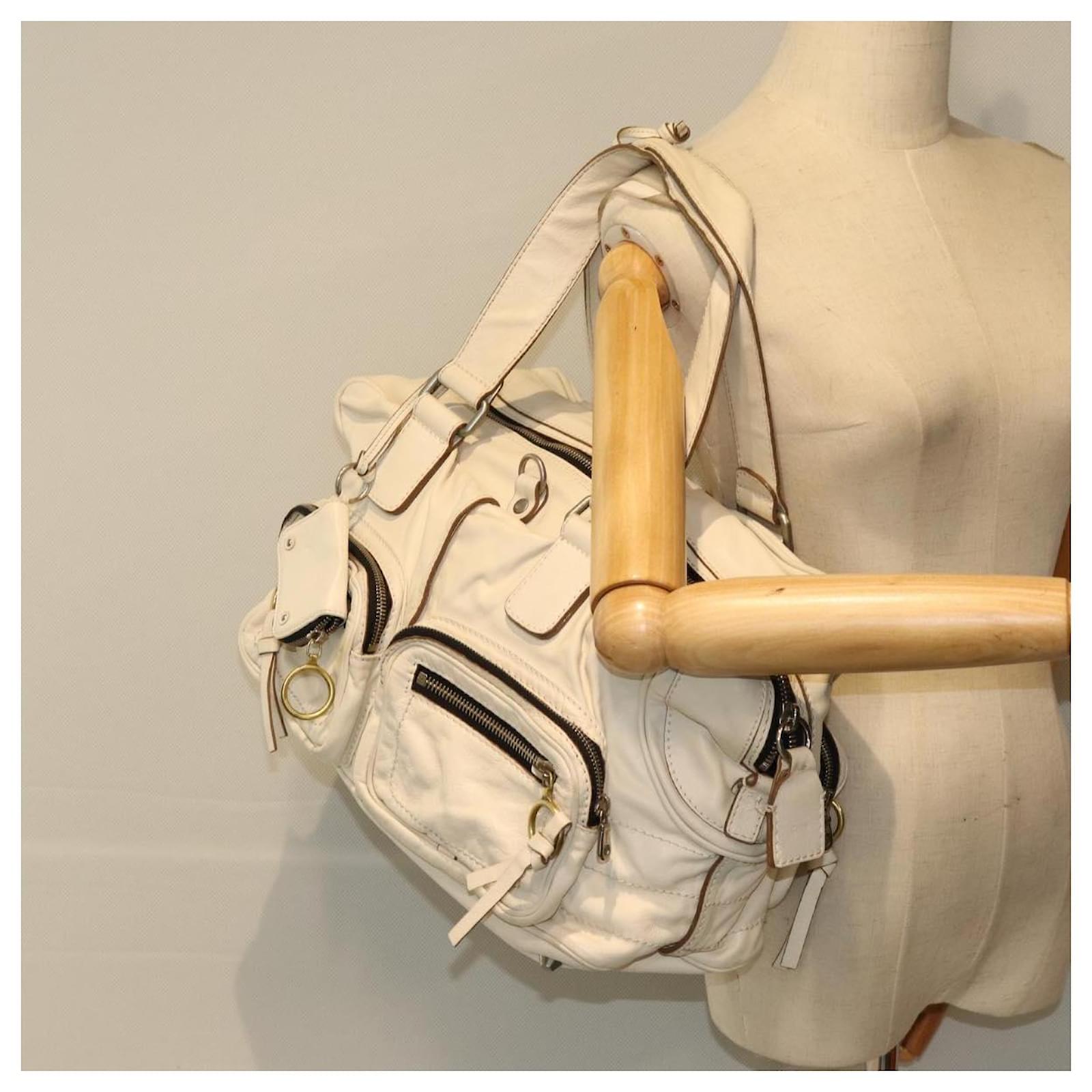 バッグ Chloe Betty Full Leather Boston Bag y2k Chloe Betty Full Leather Boston Bag y2k Chloé Betty White Leather