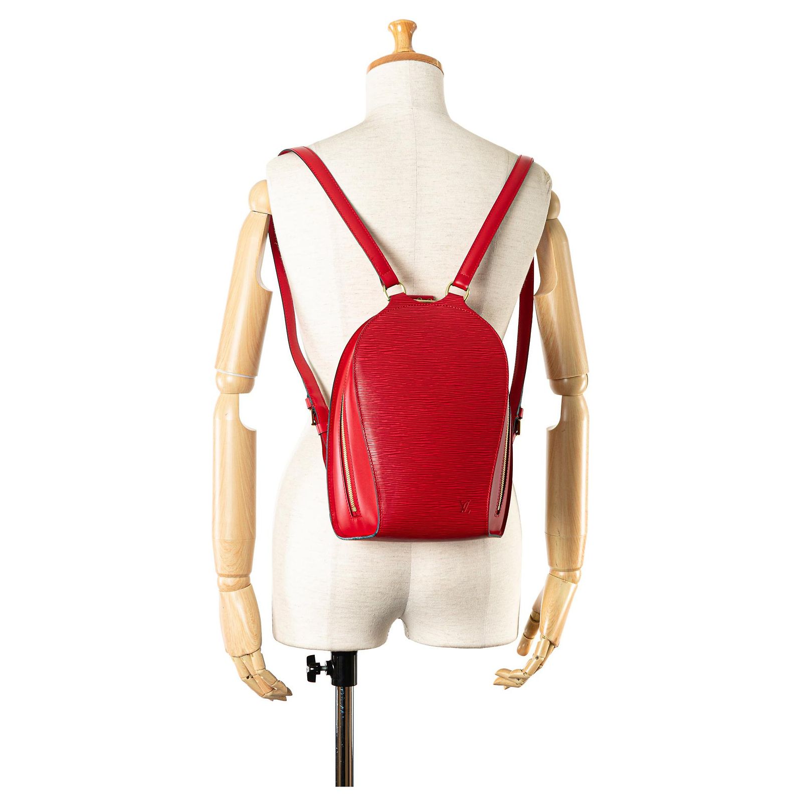 Louis Vuitton Mabillon Vintage Red Backpack Louis Vuitton Red Epi Leather Backpack main image 2