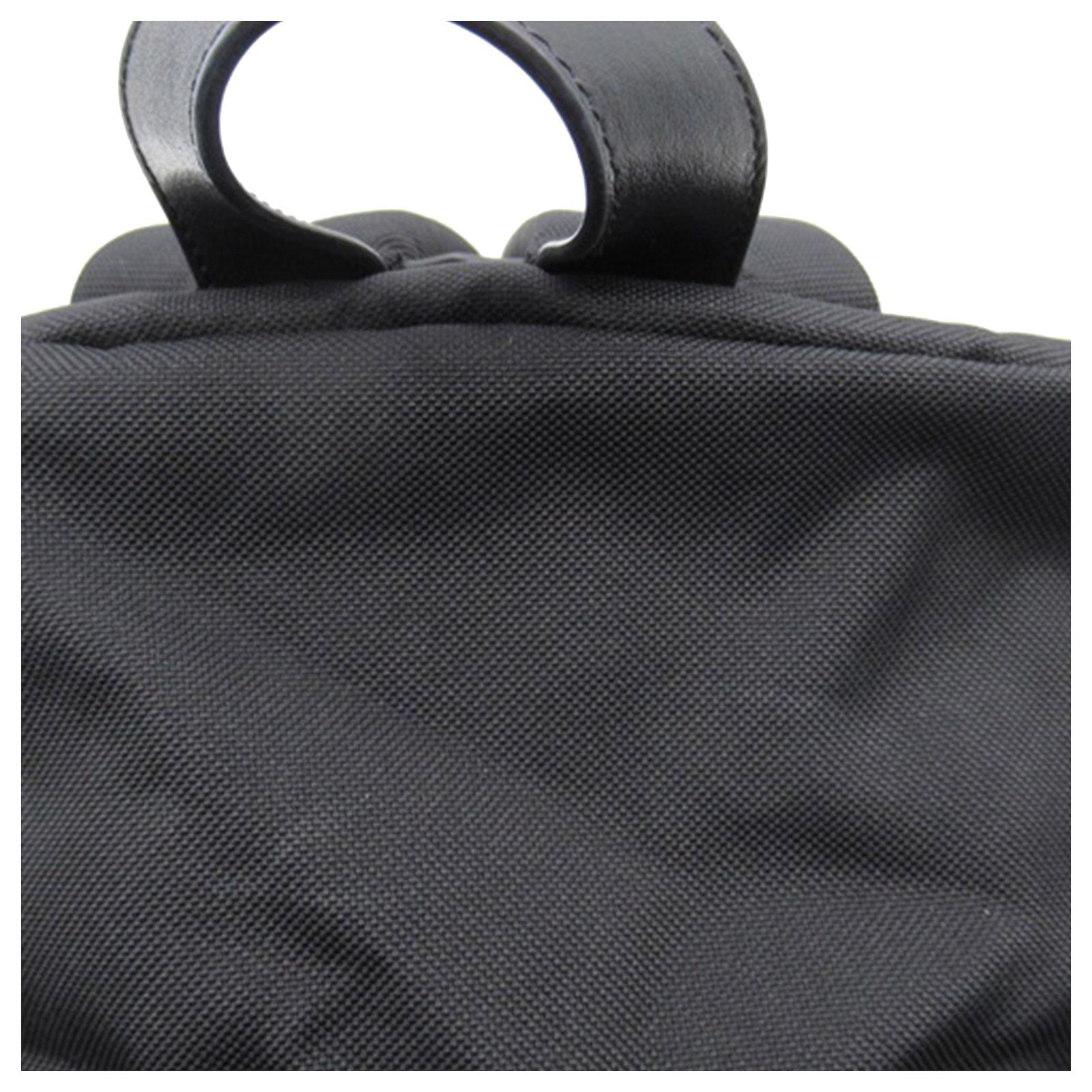 Céline Black Celine Nylon Unlock Your Fantasies Backpack Leather 
