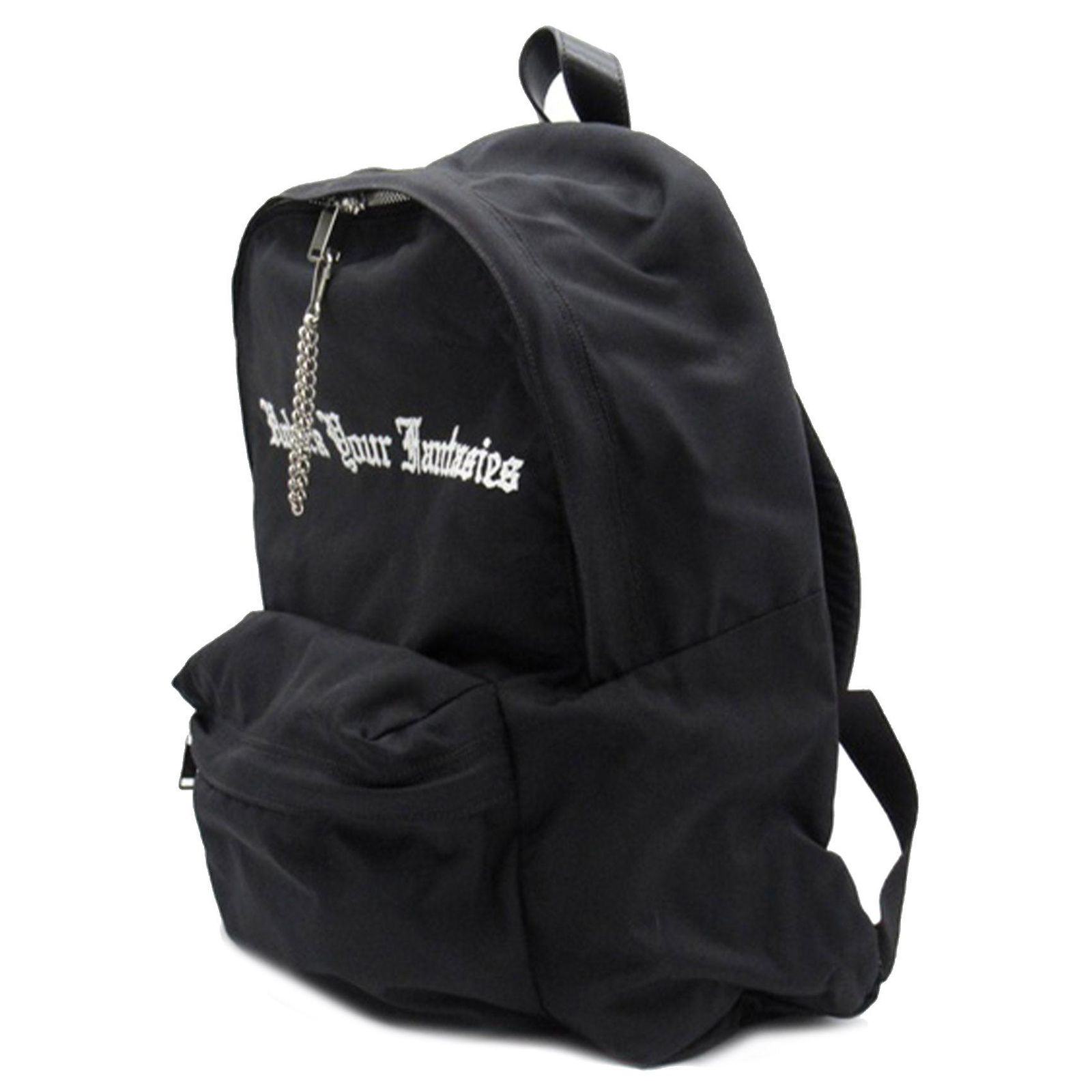 Celine Nylon Logo Zip Backpack Black Céline Celine Trekking Rucksack Backpack Black Nylon ref  main image 2