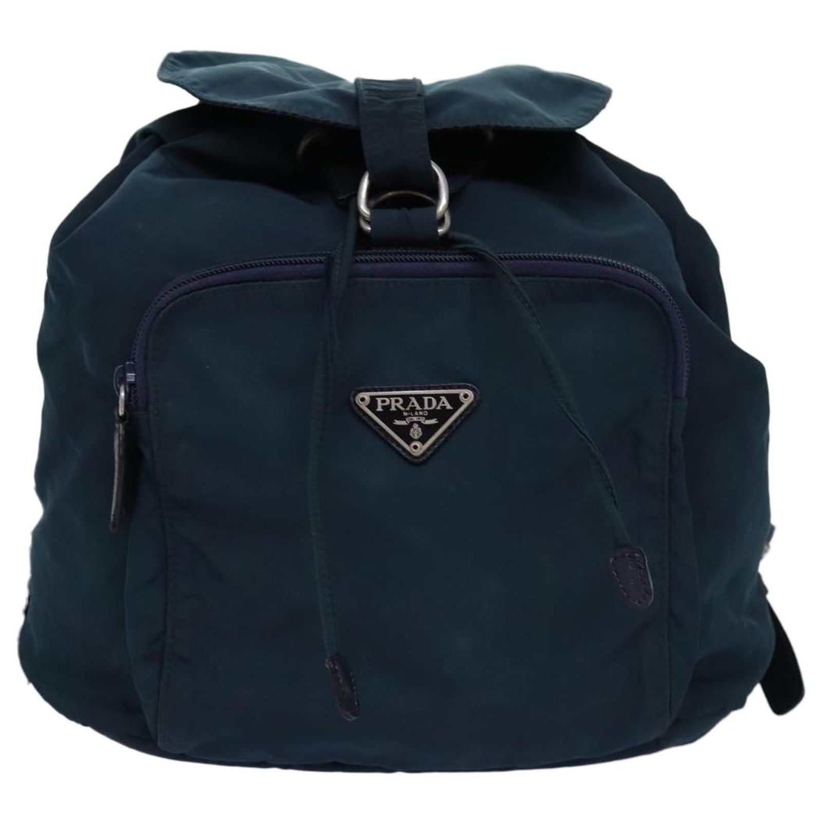 PRADA Backpack Nylon Green Auth 74575 ref.1412859 - Joli Closet display picture 1
