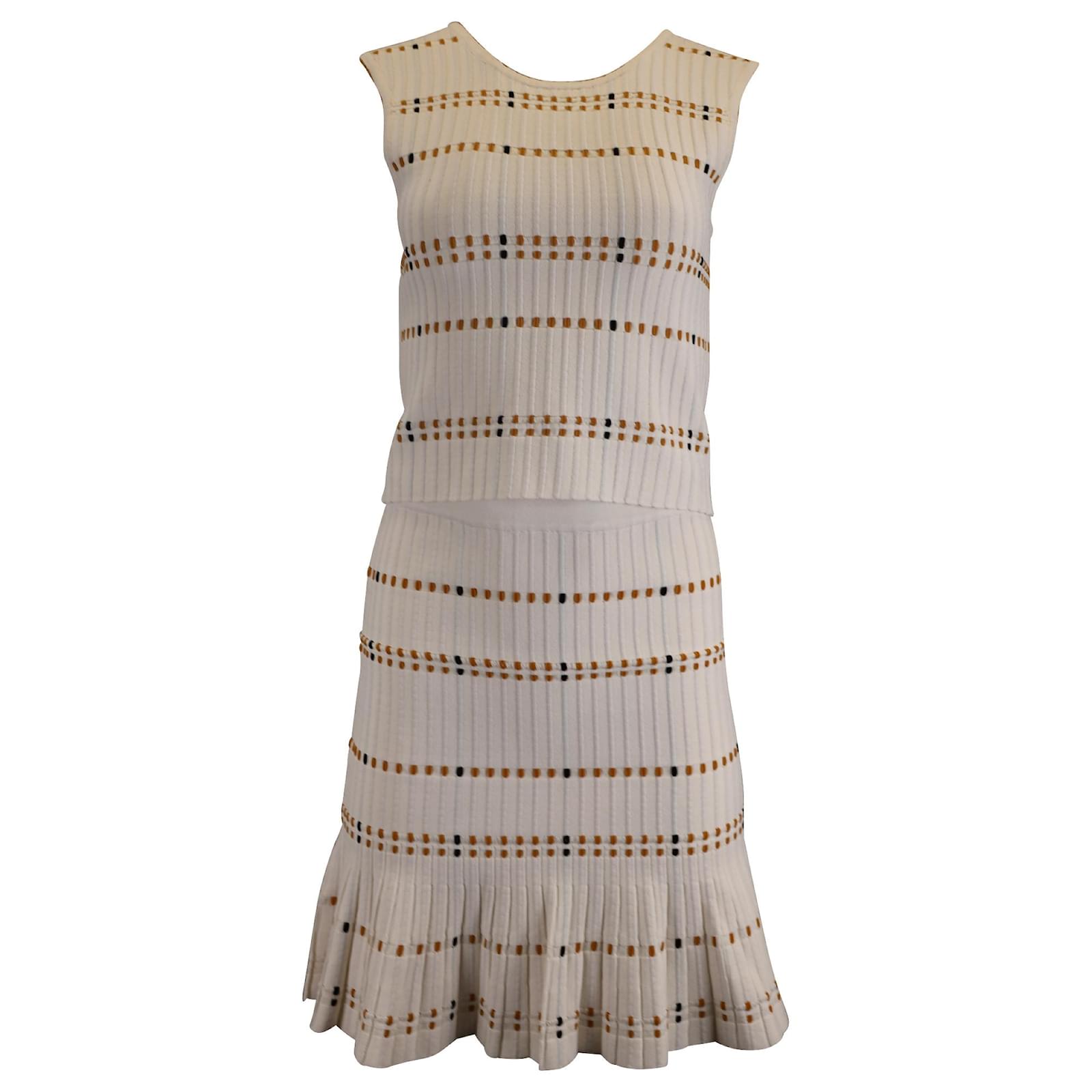 skylar knit dress reformation retroféte Women's Skylar Metallic Knit Dress - White
