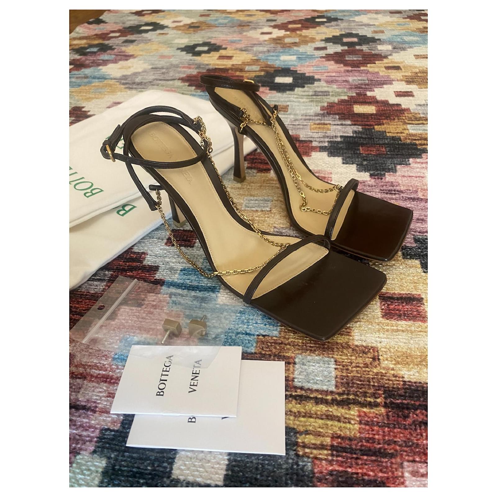 BOTTEGA VENETA Stretch 90 Gold Chain-Embellished Leather