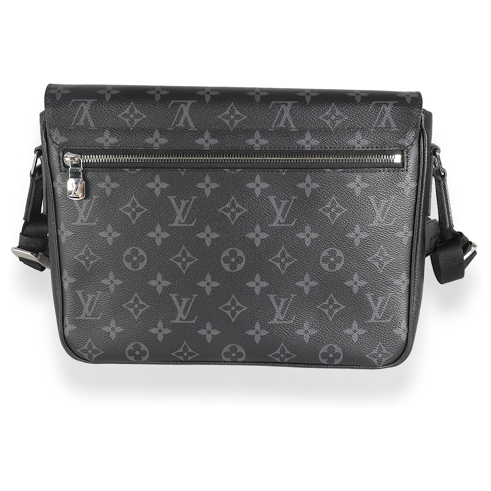 Louis Vuitton Black Taigarama Monogram Eclipse Outdoor Flap Louis Vuitton Black Taigarama Monogram Eclipse Outdoor Flap