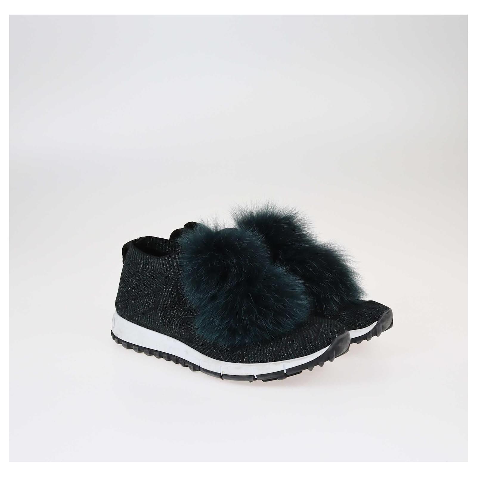 Jimmy choo pom pom sneakers store