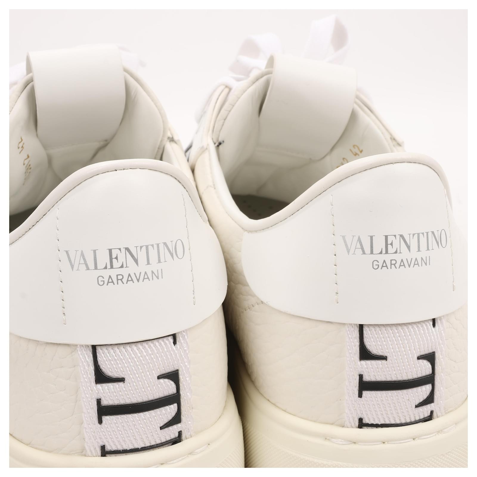 Valentino Garavani Leather x Fabric Sneakers in Size 42 EU TTC58Y2