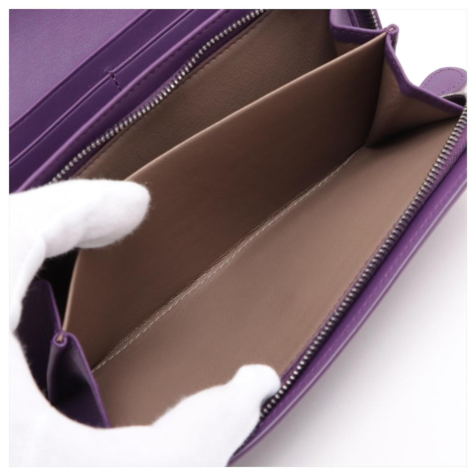 Bottega Veneta Long Flap Wallet Intrecciato Nappa Leather