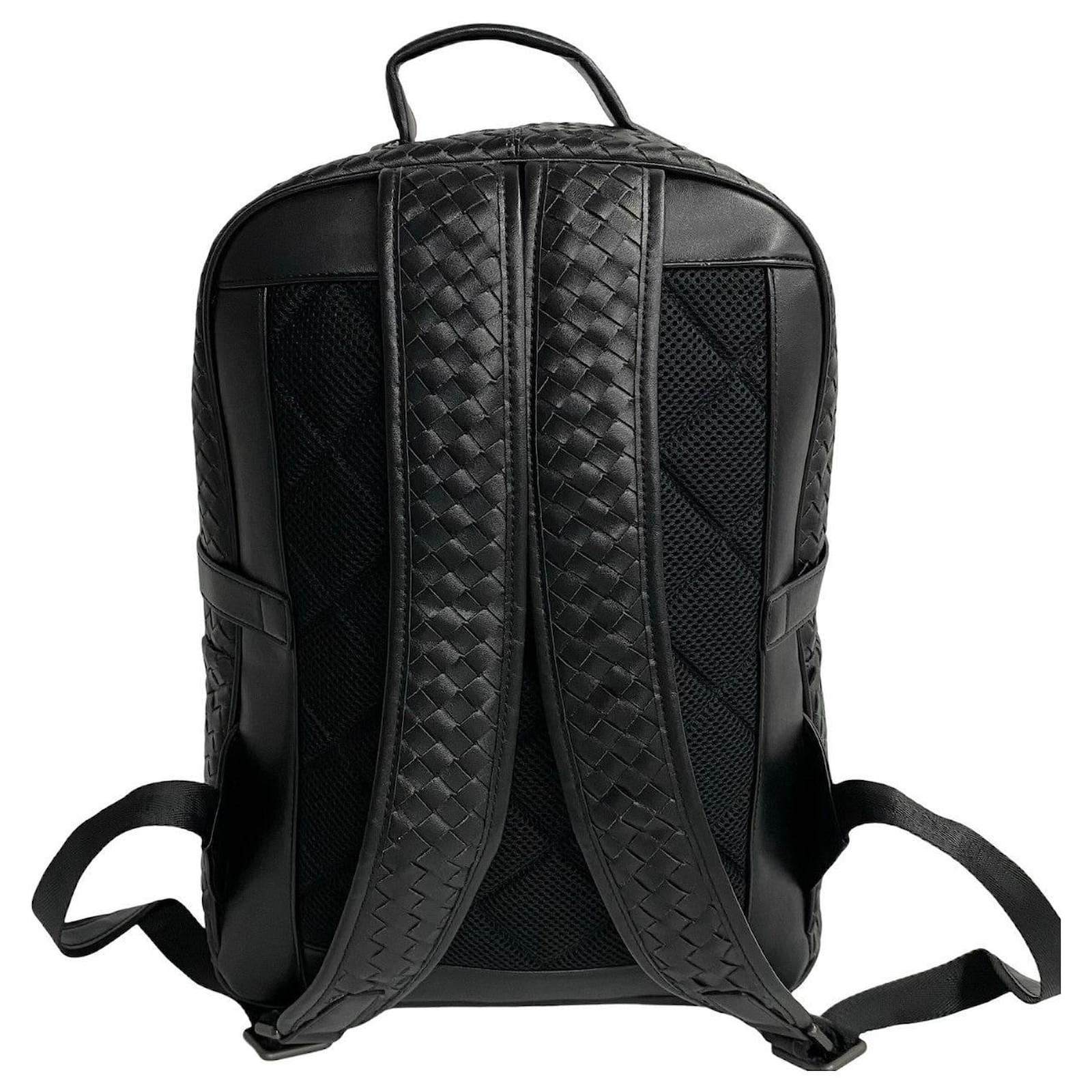 Bottega Veneta Intrecciato Backpack Leather Backpack in