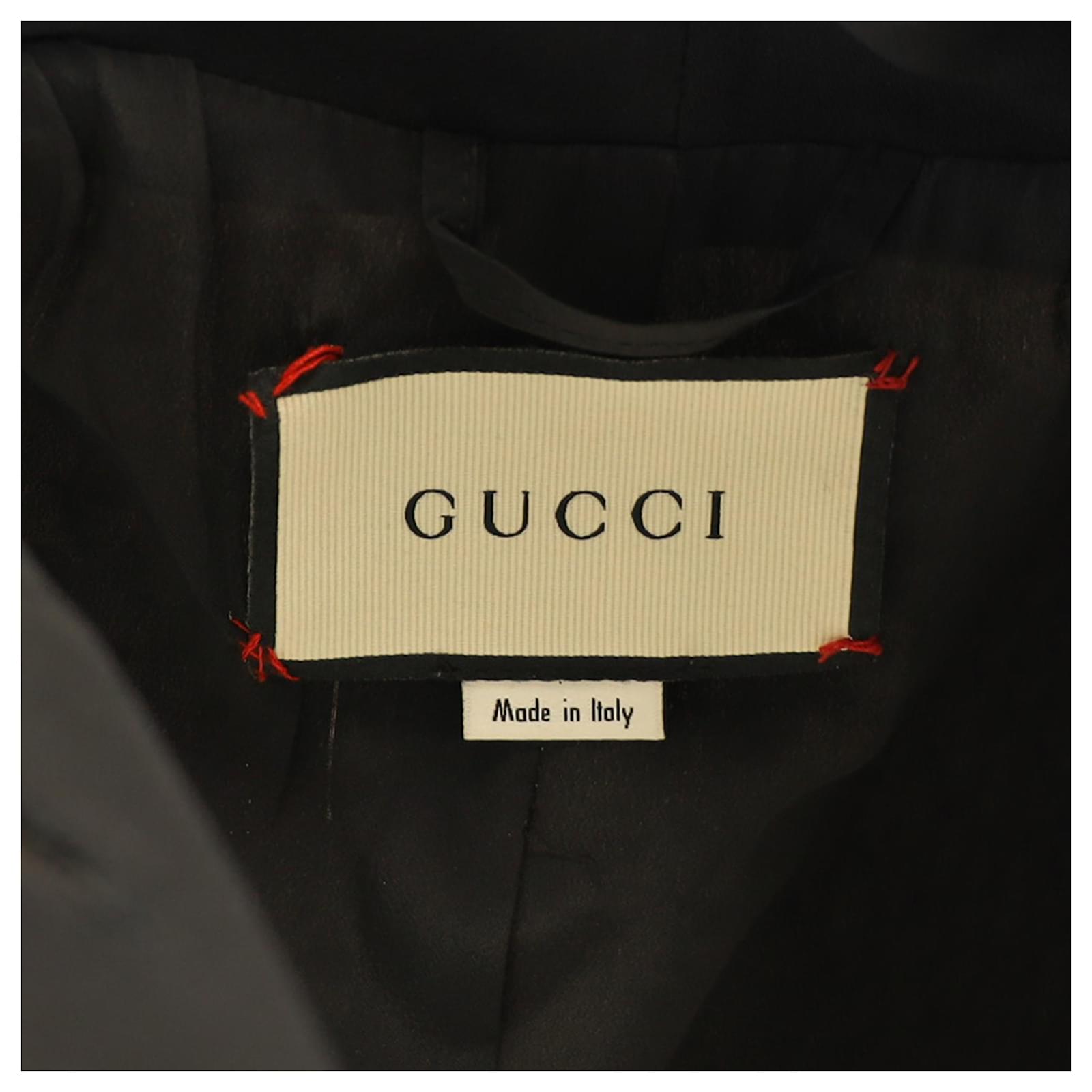 GUCCI ローズプリントシルクマロカインジャケット