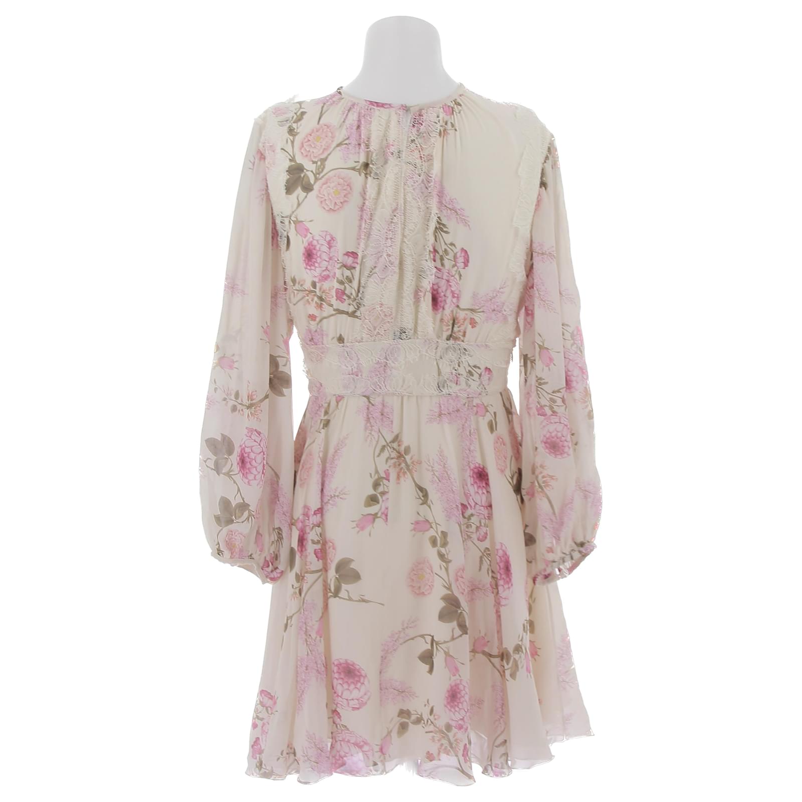 Giambattista Valli dresses T.IT 40 Silk Beige ref.1423065 - Joli