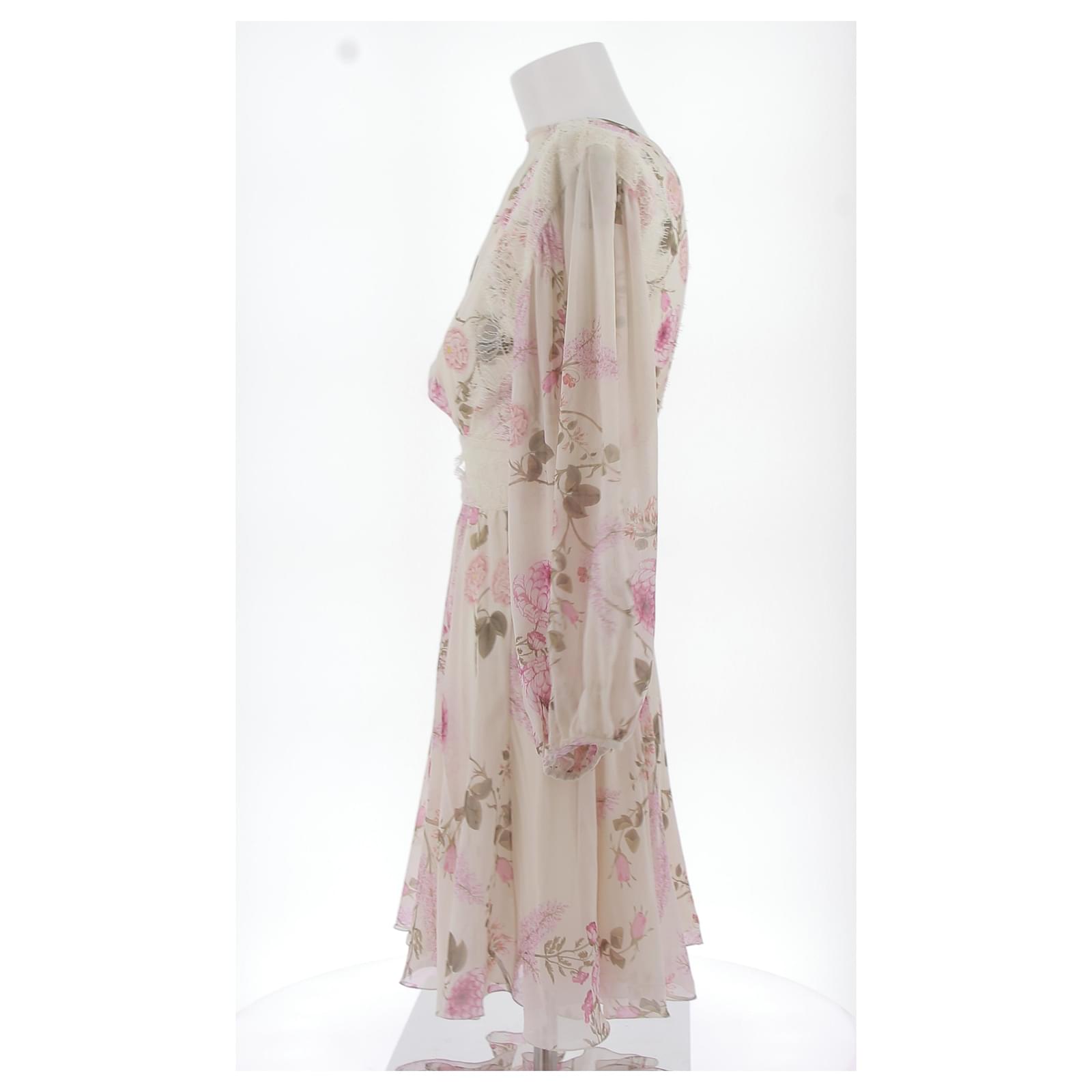 Giambattista Valli dresses T.IT 40 Silk Beige ref.1423065 - Joli