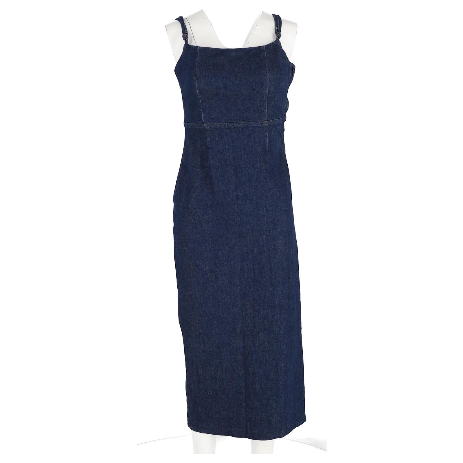 white christmas dresses Reformation Jeans Size Large Denim Dress main image 0