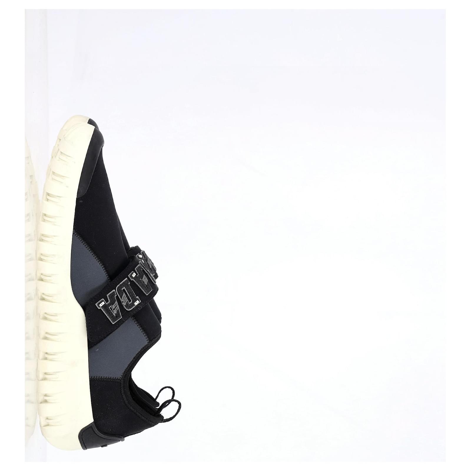 Prada Frog Sneakers in Black Neoprene Synthetic ref.1424419 - Joli