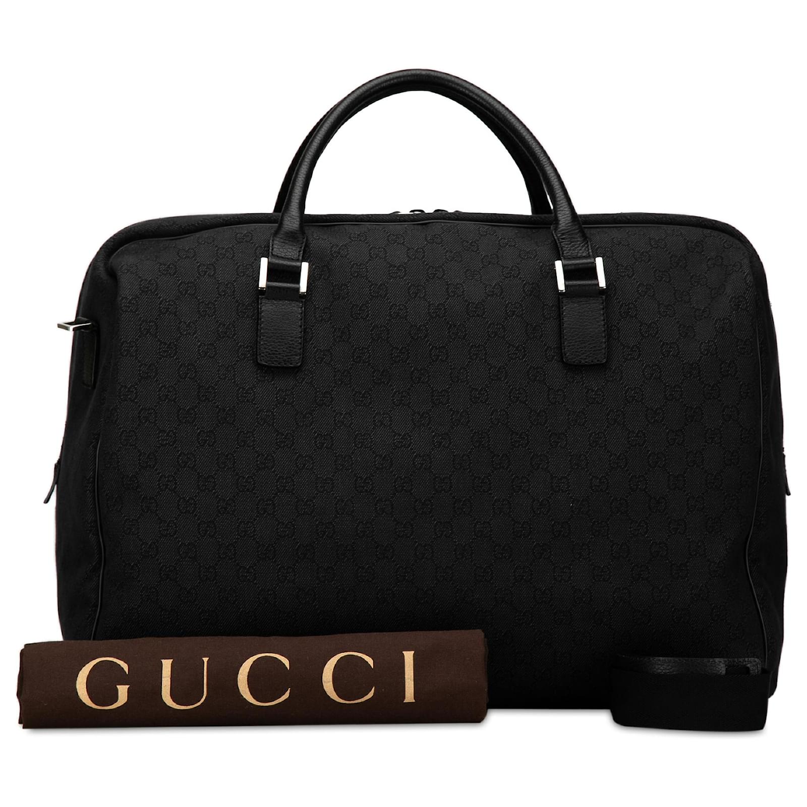 Gucci ブラック デニム　バッグ グッチ トーティッシマ〕スモール リバーシブル トートバッグ ・ダーク