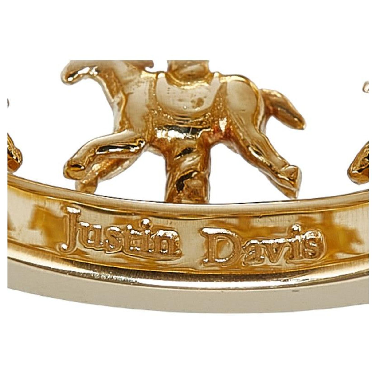 & Other Stories Justin Davis K18YG Yellow Gold Royal Carousel Ring 