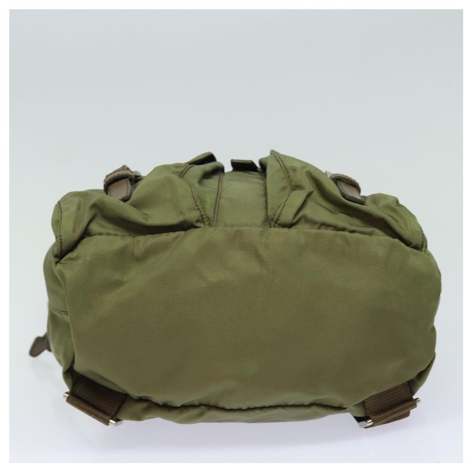 PRADA Shoulder Bag Nylon Khaki Auth 78808 ref.1426910 - Joli 