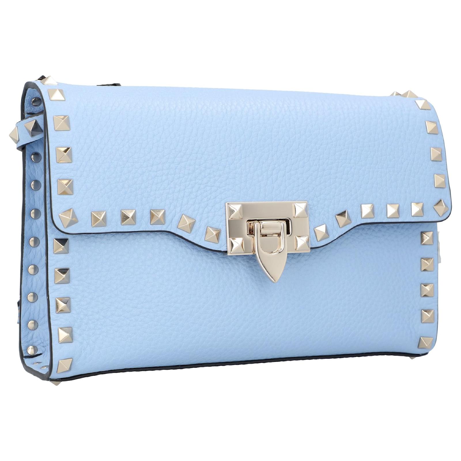 ハンドバッグ VALENTINO GARAVANI Woman Handbag Blue 2Y2B0B90ZKX UYS Valentino Garavani Rockstud Shoulder Bag
