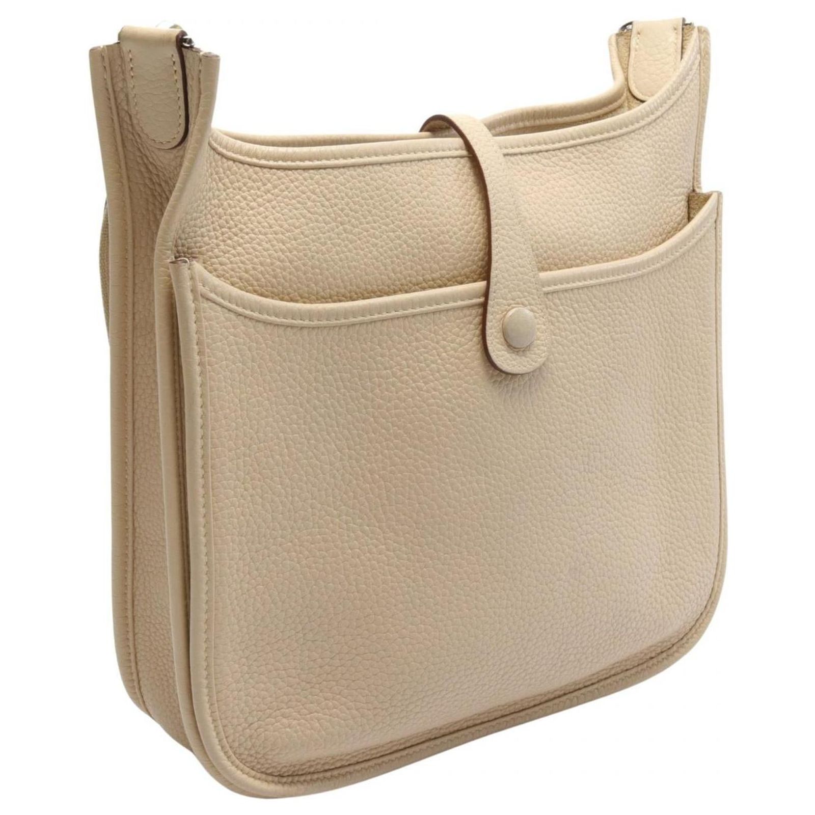 Sac Bandoulière LANCASTER En Cuir Marron Véritable - Taille Moyenne - Très Bon État (Peu Servi)