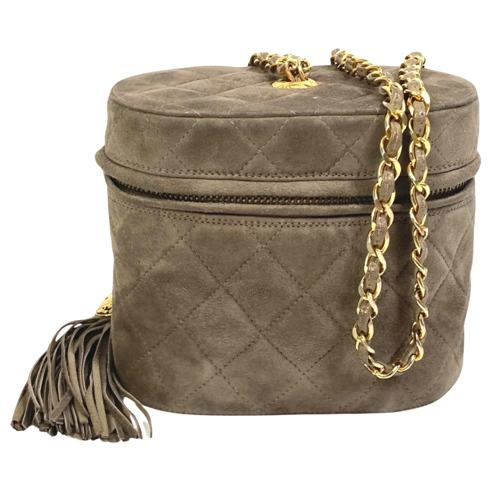 Chanel Vanity Brown Suede ref.1430002 - Joli Closet