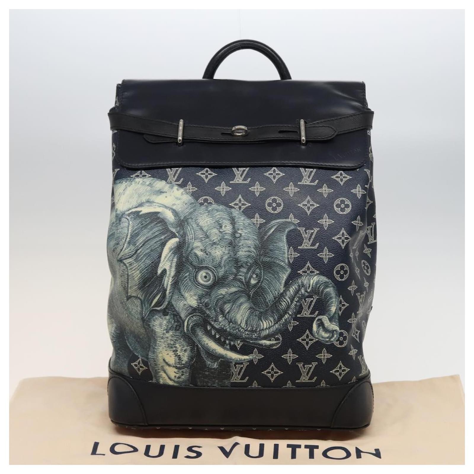 louis vuitton backpack steamer monogram savane elephant chapman encre | Louis Vuitton Chapman Brothers Monogram