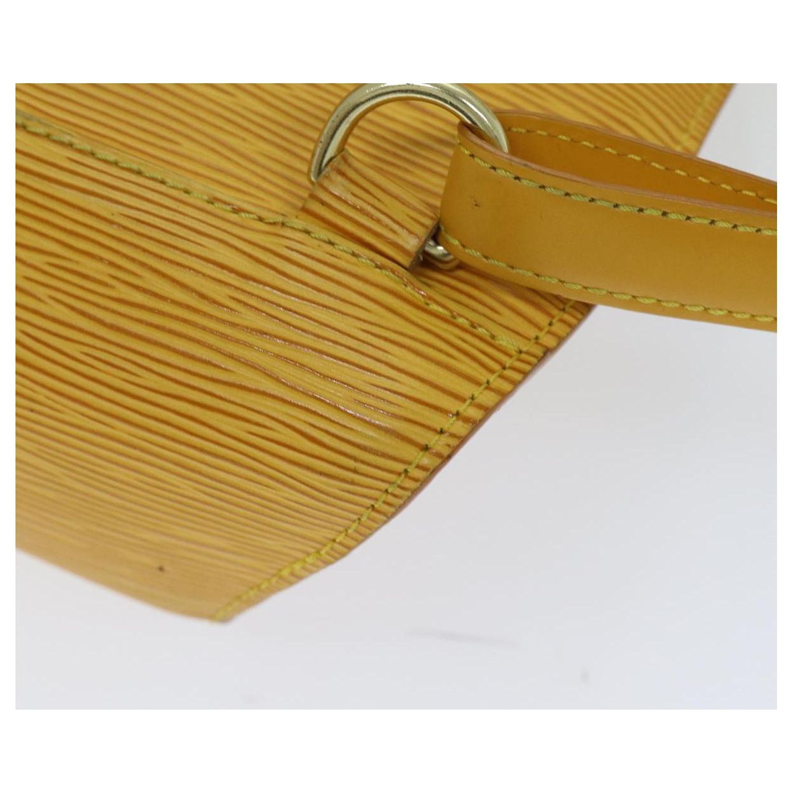 LOUIS VUITTON Epi Mabillon Backpack Yellow M52239 LV Auth  display picture 3