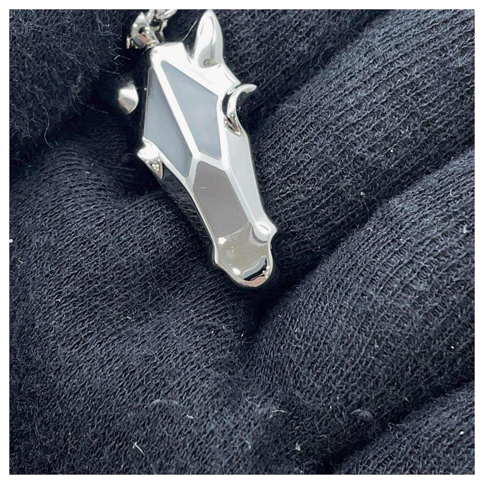 【HERMES】Destrier necklace HERMES Destrier Necklaces Unisex - POIZON