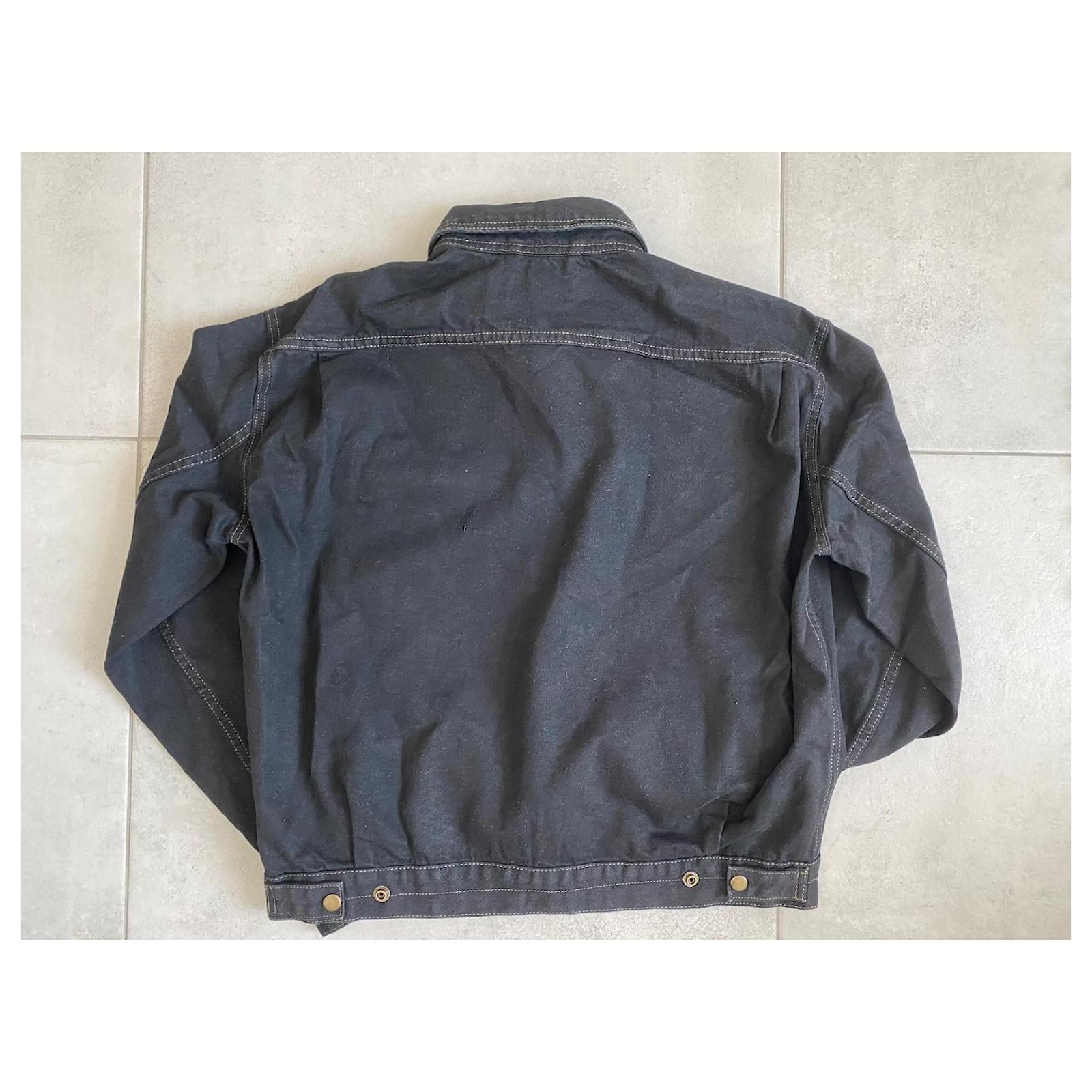Lemaire Boxy Denim Jacket Black Cotton ref.1432869 - Joli Closet Lemaire Boxy Denim Jacket Black Cotton ref.1432869 - Joli Closet