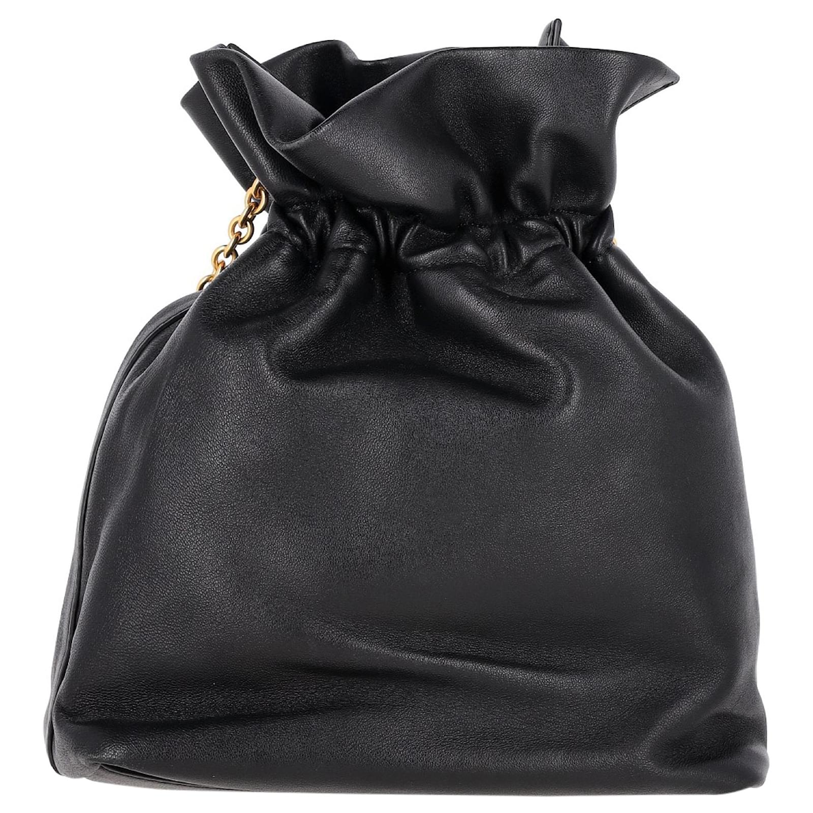 Mulberry Lynton Mini Bucket Bag In Black Leather ref.1434072 Joli Closet