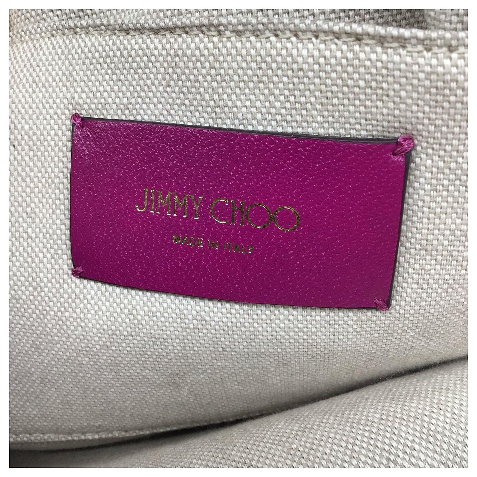 Jimmy Choo Cassie Magenta / Grape I Want Choo Logo Intarsia  display picture 1