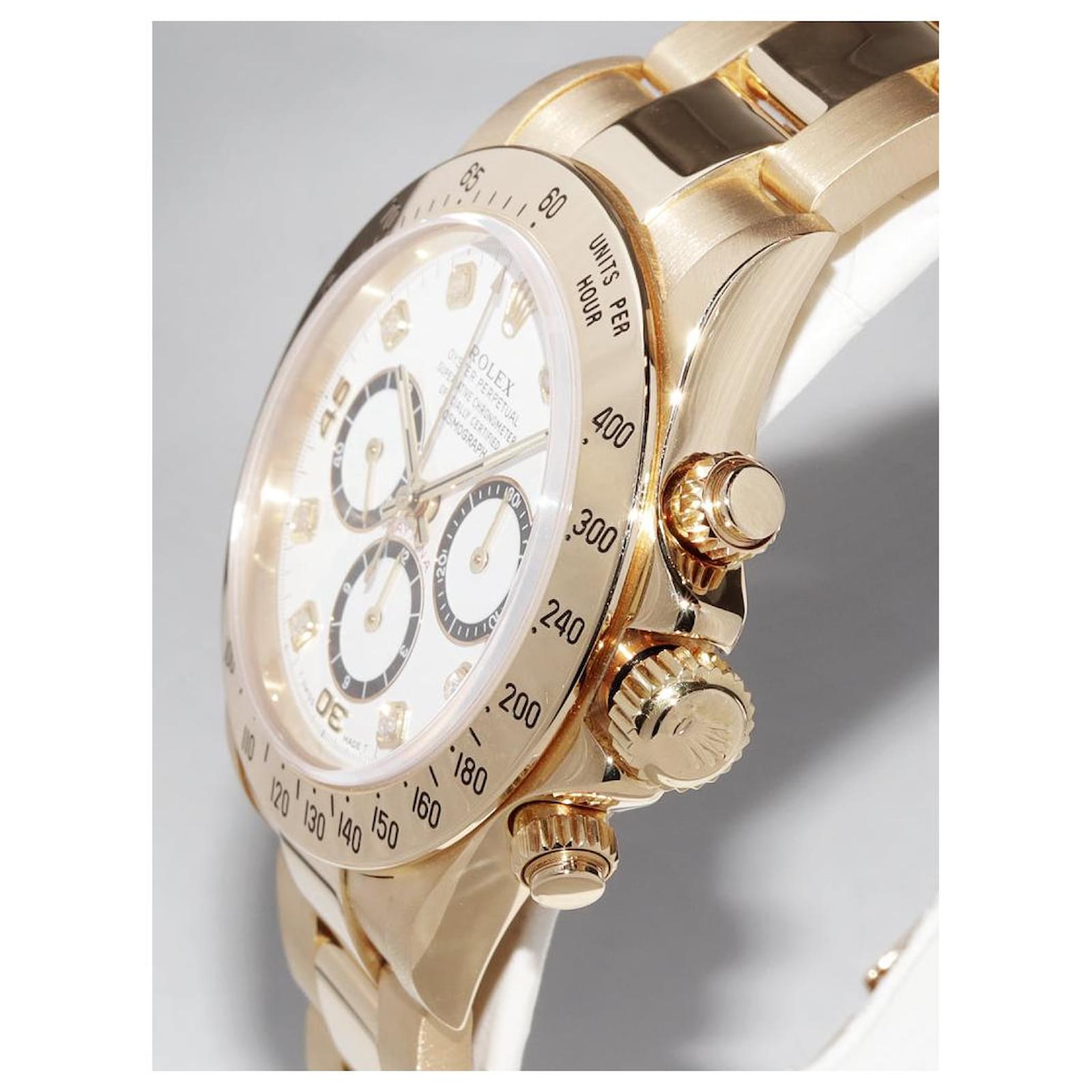 Rolex K18 Yellow Gold 750 YG Automatic Daytona 16528G in Great 