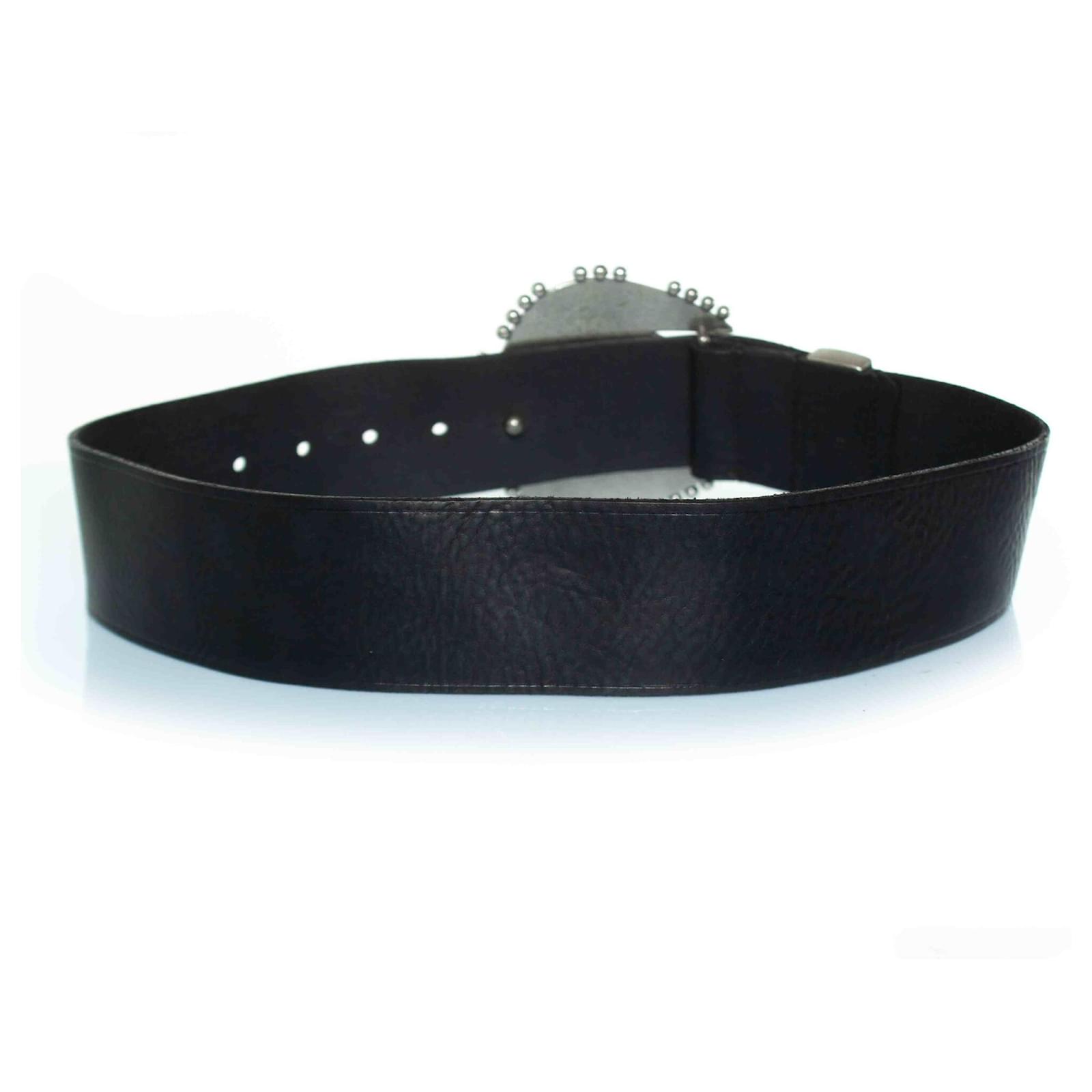 Isabel Marant, Abigail leather belt Black Joli Closet