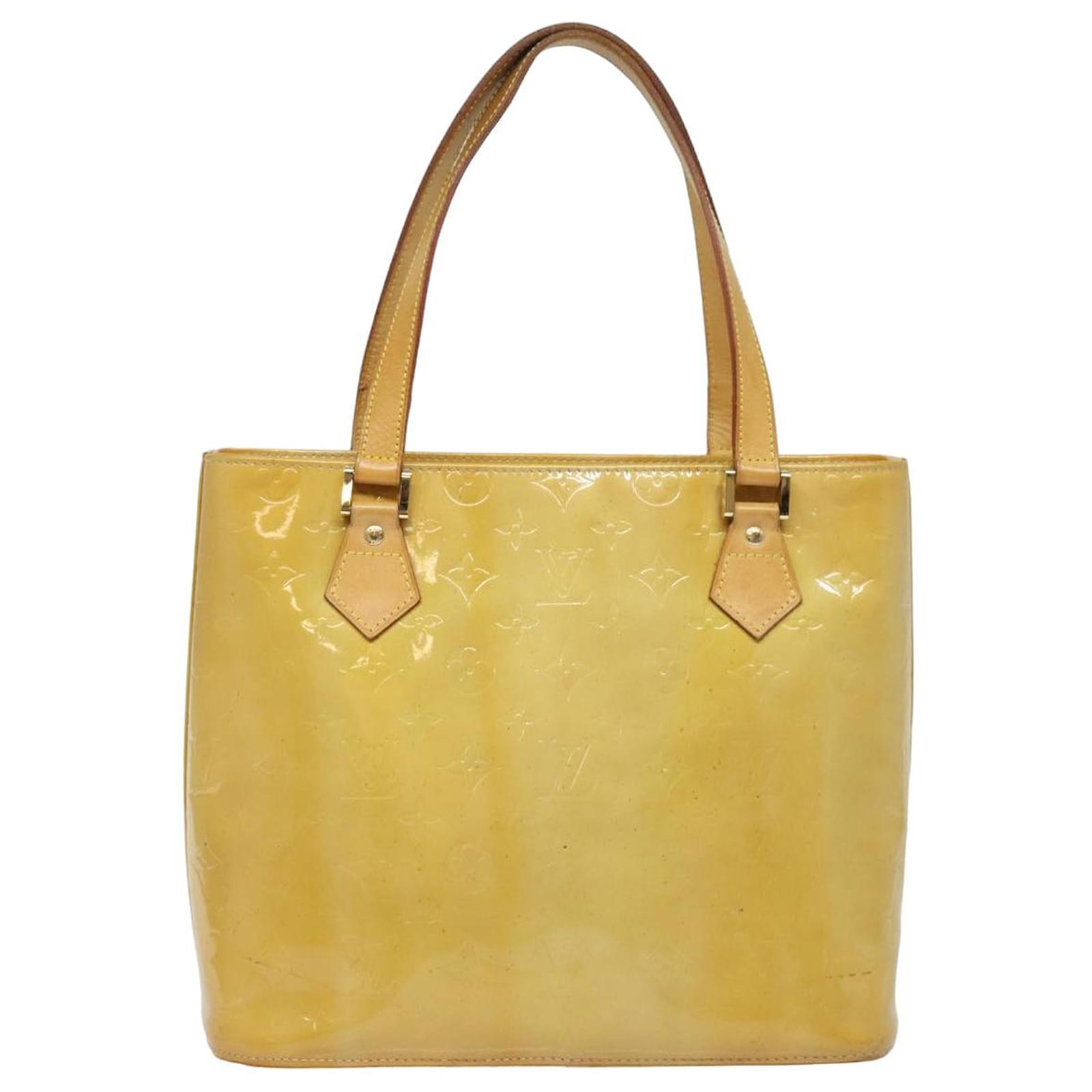 LOUIS VUITTON Handtasche Monogram Vernis Houston Beige M91004 LV 