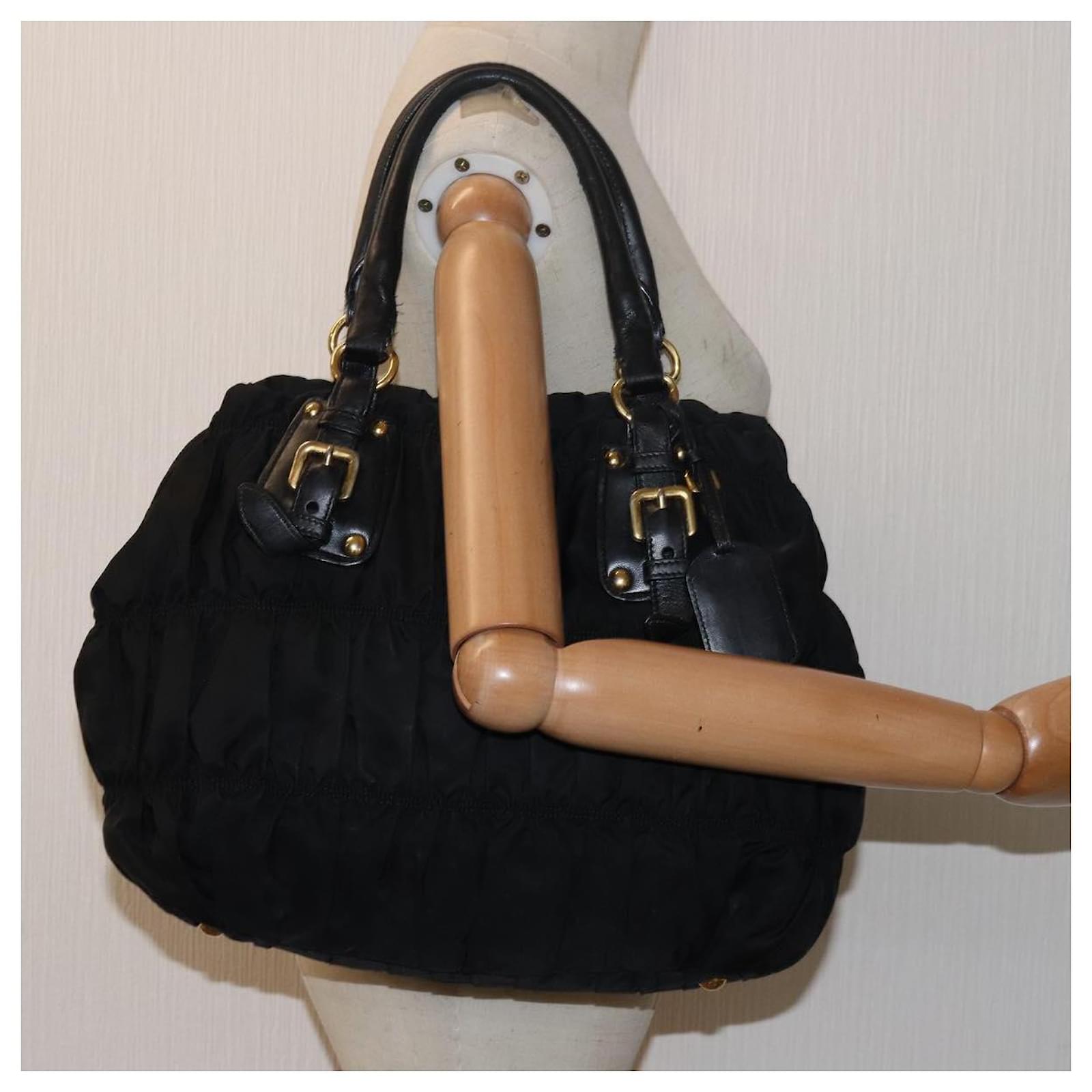 PRADA Hand Bag Nylon Black Auth mr281 ref.1445118 - Joli Closet PRADA Hand Bag Nylon Black Auth mr281 ref.1445118 - Joli Closet