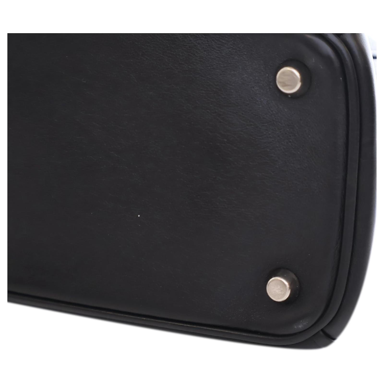 Dior Black Medium Diorissimo Satchel Leather Pony-style