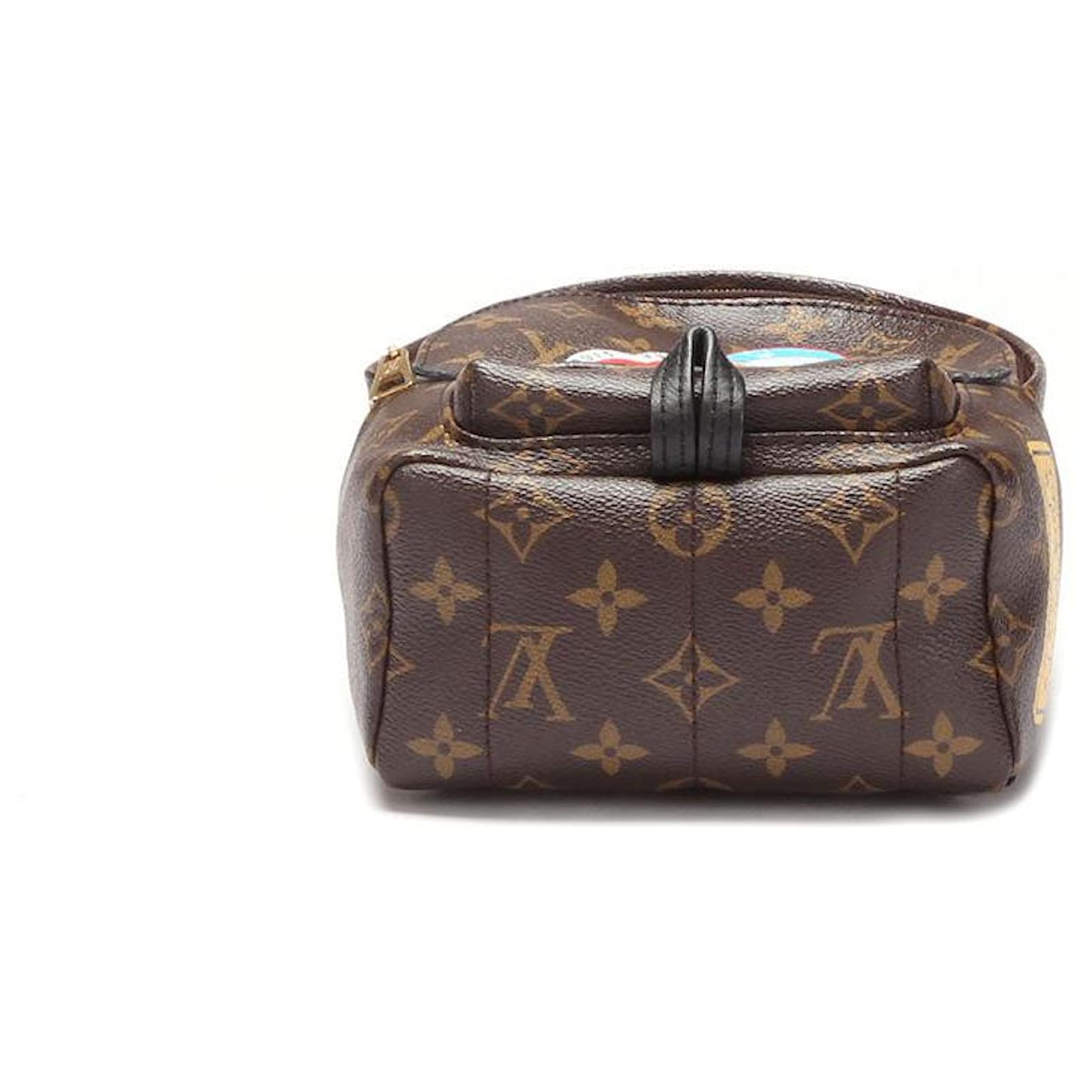 Louis Vuitton Limited Edition Monogram World Tour Palm Springs Mini Canvas Backpack in Very Good Condition Cloth ref.1445958 Joli Closet
