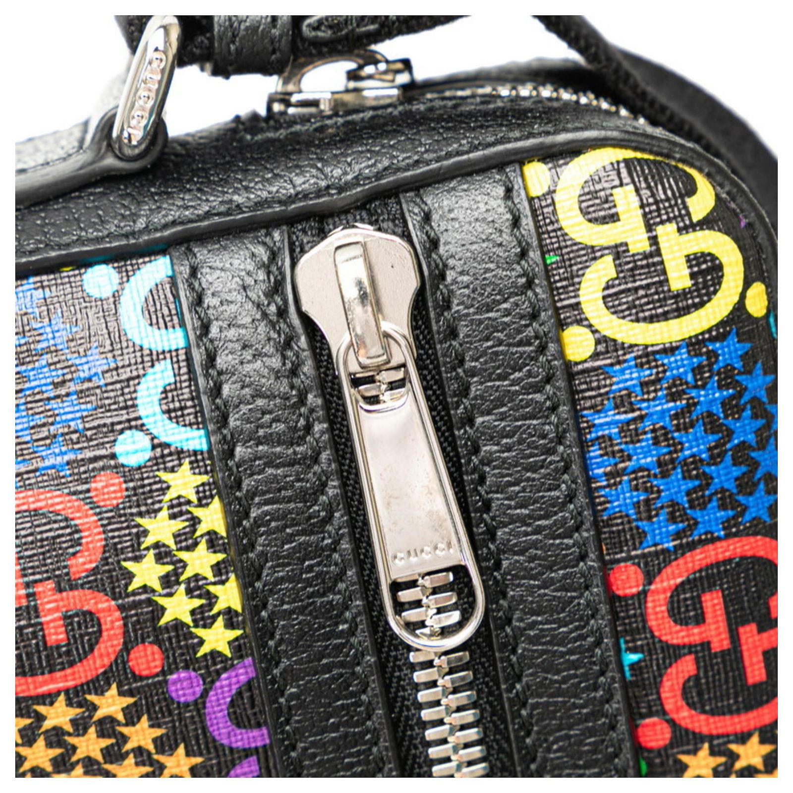 Gucci GG Psychedelic Shoulder Bag - Black Multicolor Multiple 