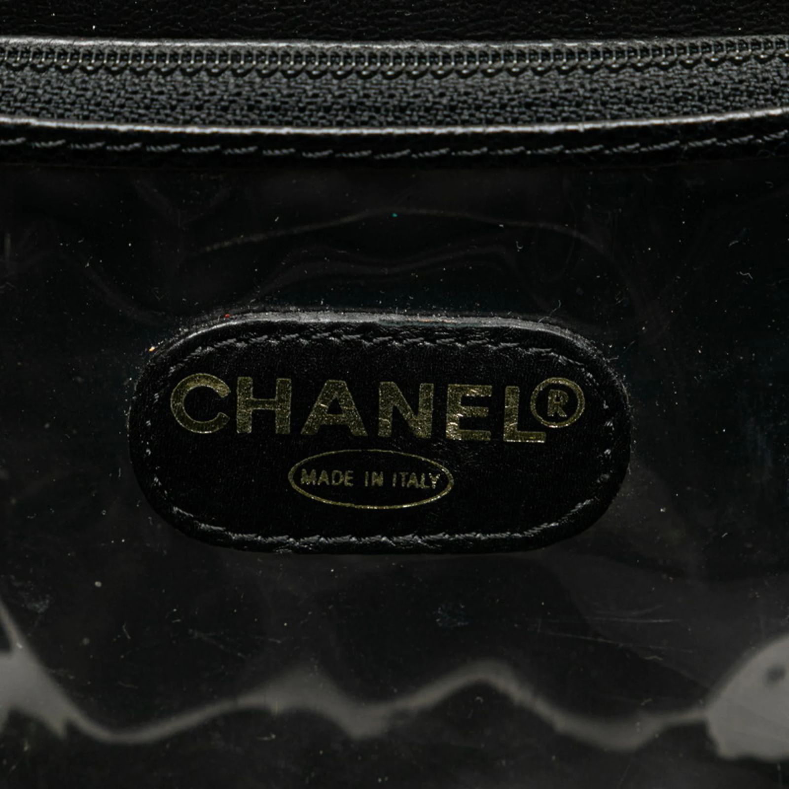 Chanel Coco Mark Handbag Vanity Bag in Black Caviar Leather (Sold ...
