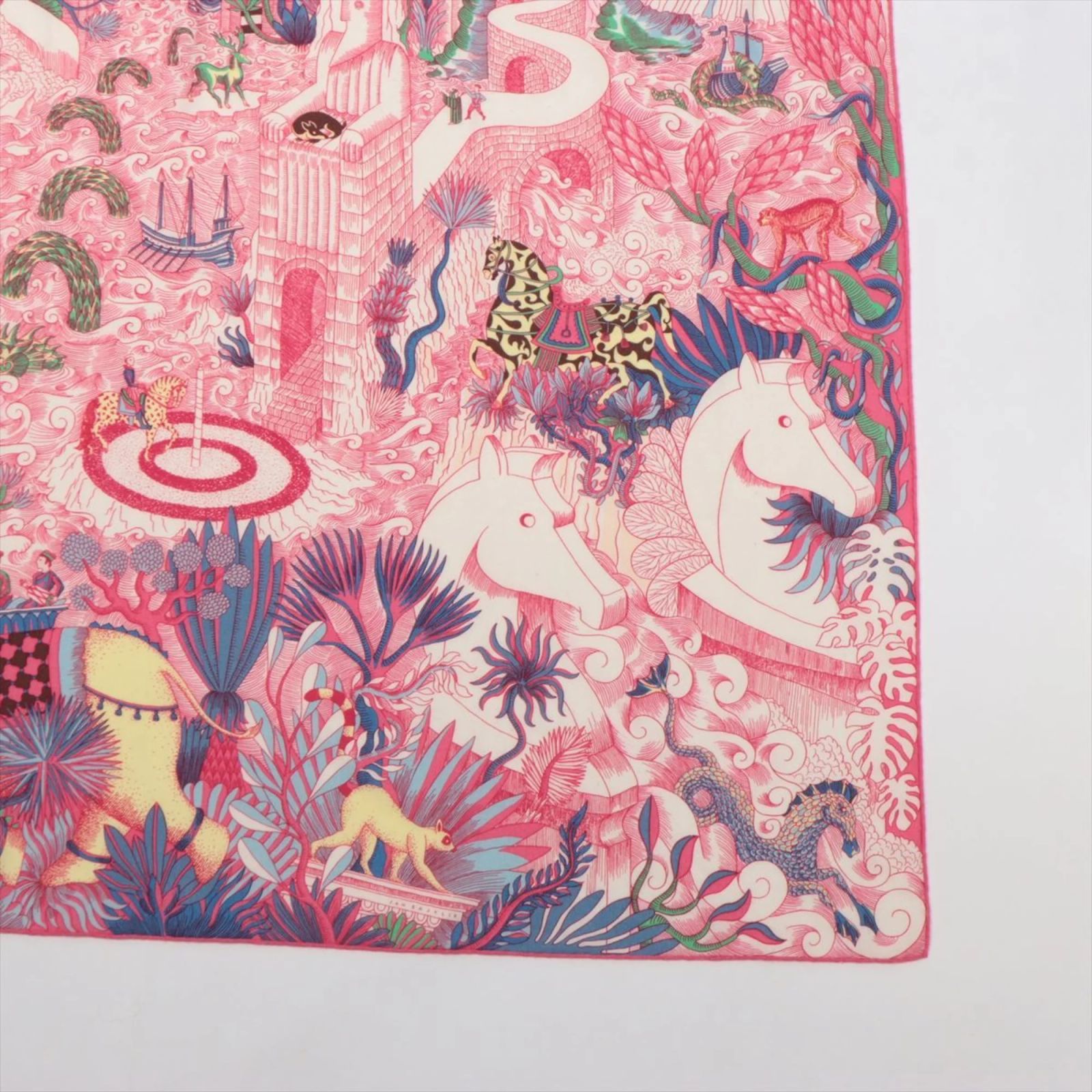 Foulard Carré HERMÈS 90 Cm COSMO GRAPHIA UNIVERSALIS - Soie Multicolore - Occasion