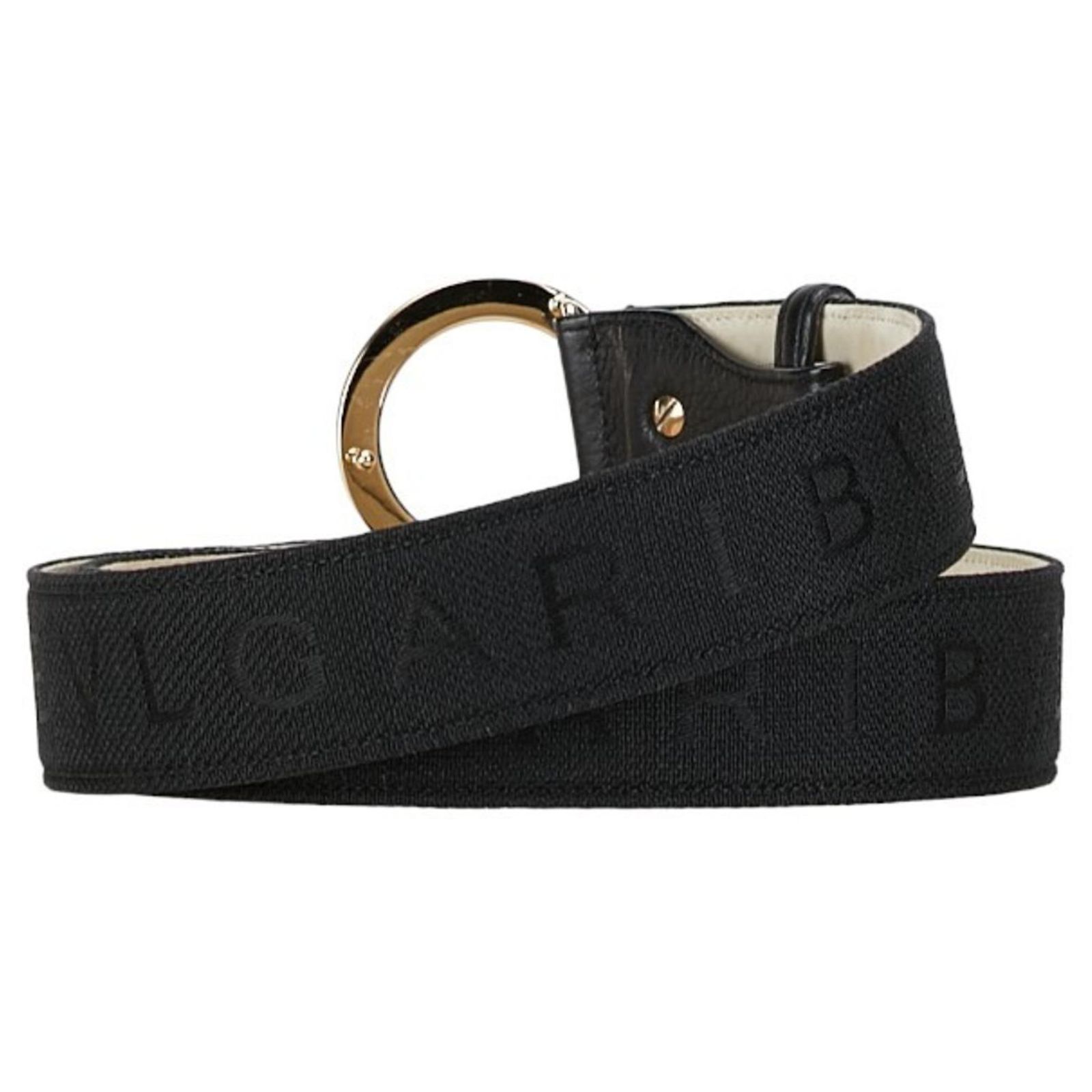 Bvlgari Mania Black Double Loop Belt Bvlgari Belts for Men for sale | eBay main image 3