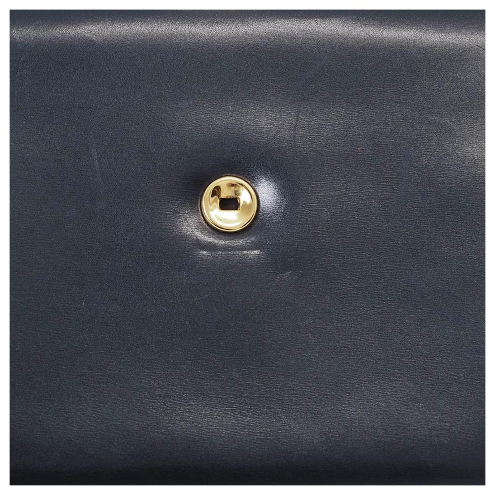 Gucci Old Navy Leather Shoulder Bag Navy blue ref.JC1448430 (Sold