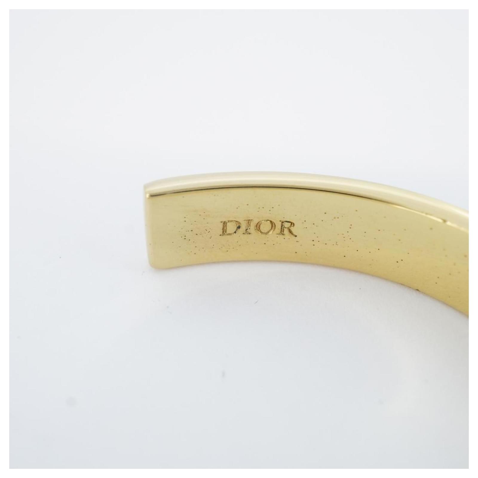 Christian Dior DIOR CODE Gold Plated Bangle for Women Gold