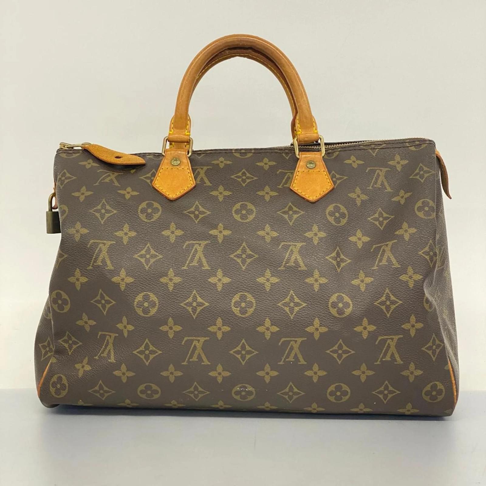 Louis Vuitton Monogram Speedy 35 Handtasche Braun ref.1453486 