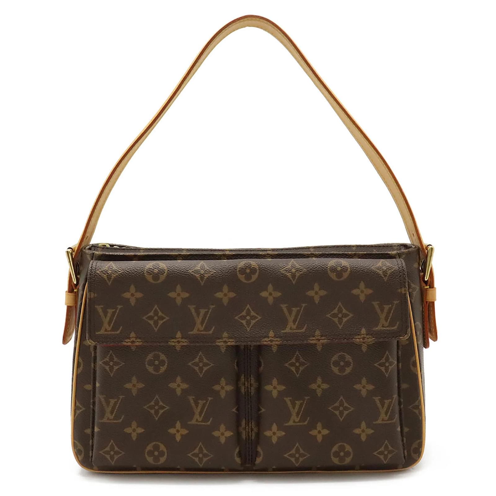 Louis Vuitton Monogram Vivacite GM Schultertasche Lackleder ref 
