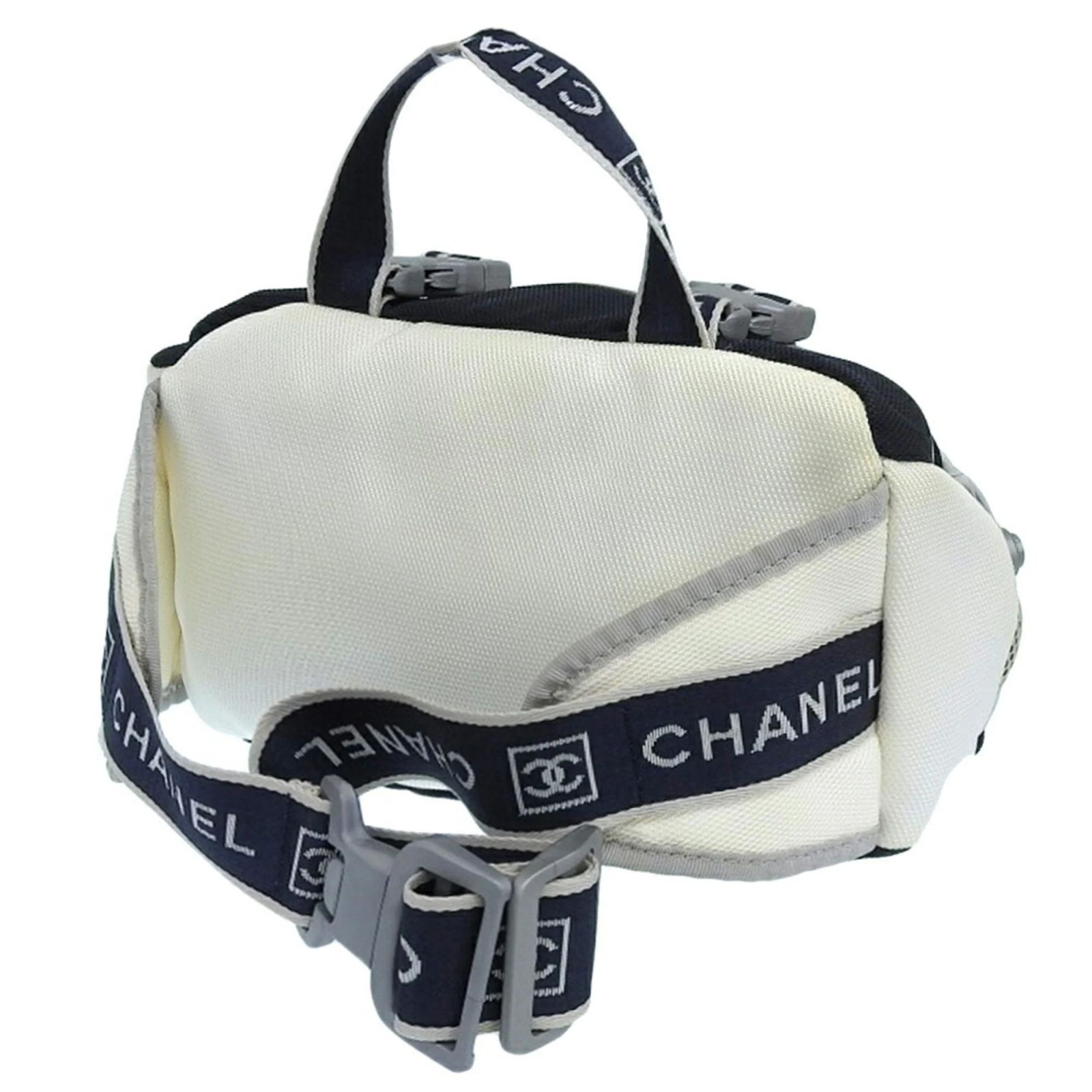Chanel Cream and Blue Sport Bag Chanel Sport Line Surf High Summer Camellia Tote Bag Red  main image 4
