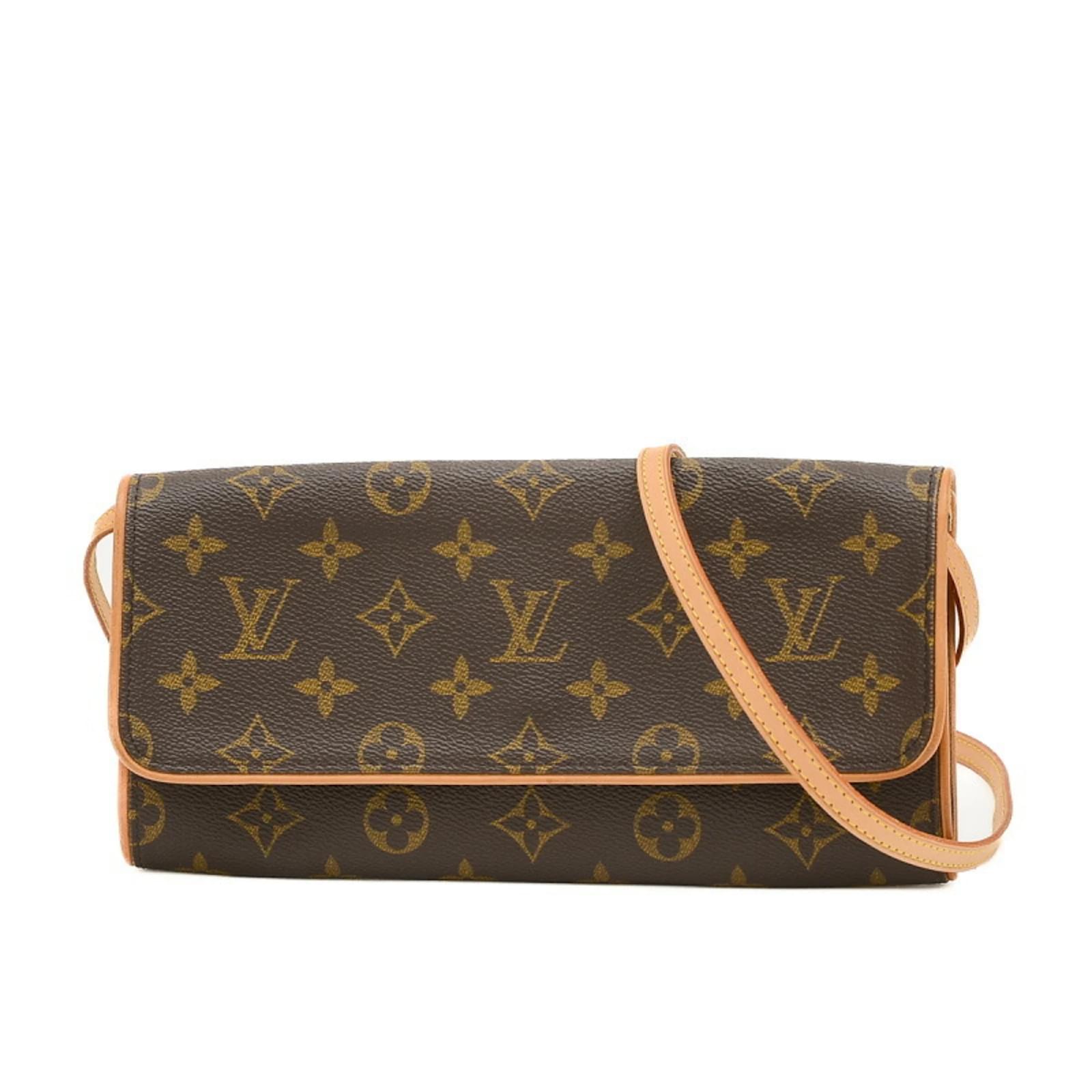 Louis Vuitton Monogram Pochette Twin GM Schultertasche Monogramm 