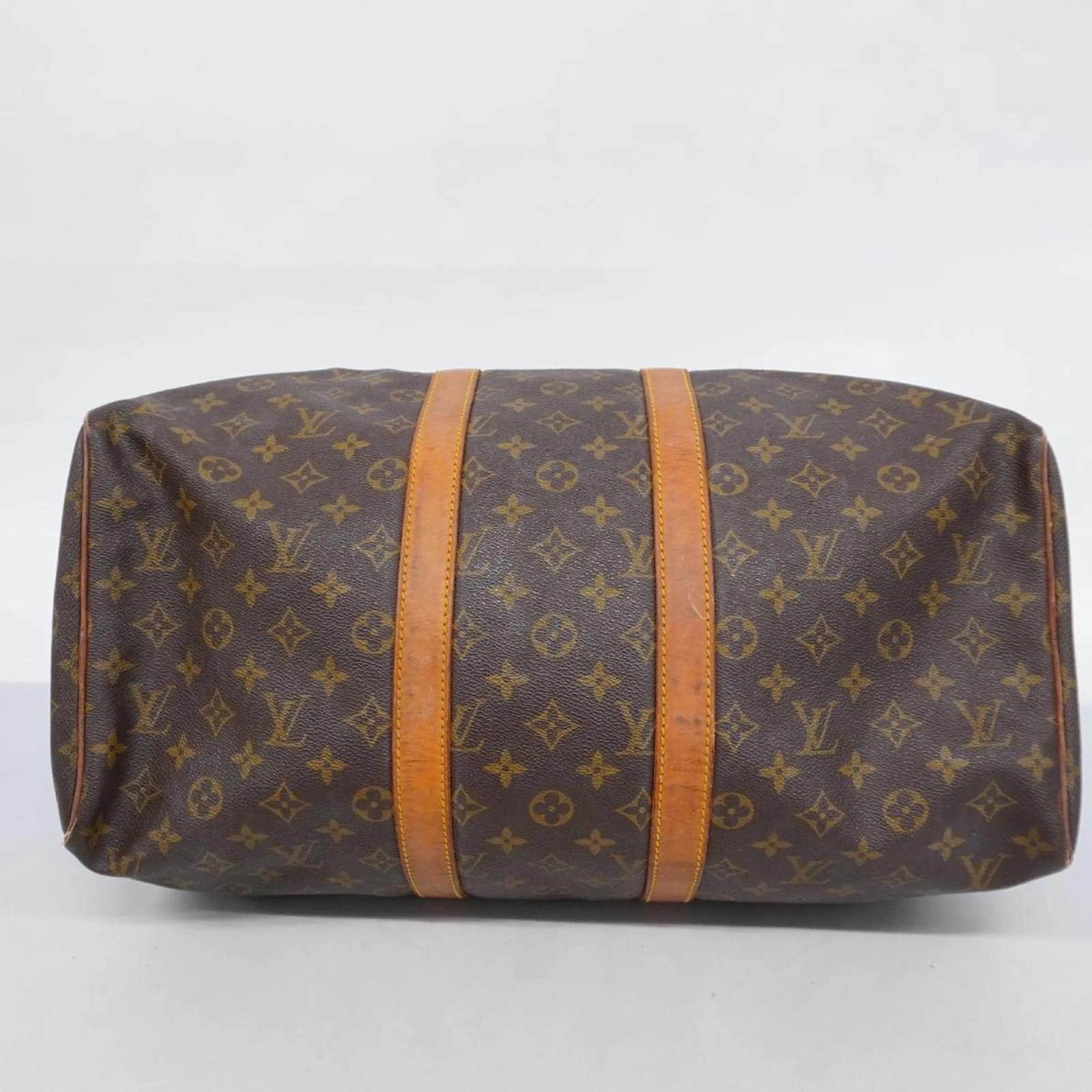 Louis Vuitton Monogram Keepall 45 Boston Tasche Braun ref.1454628  