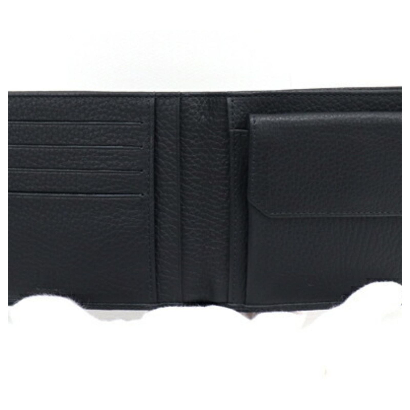 Alfred Dunhill AD Logo Card Case Black Leather Business Card