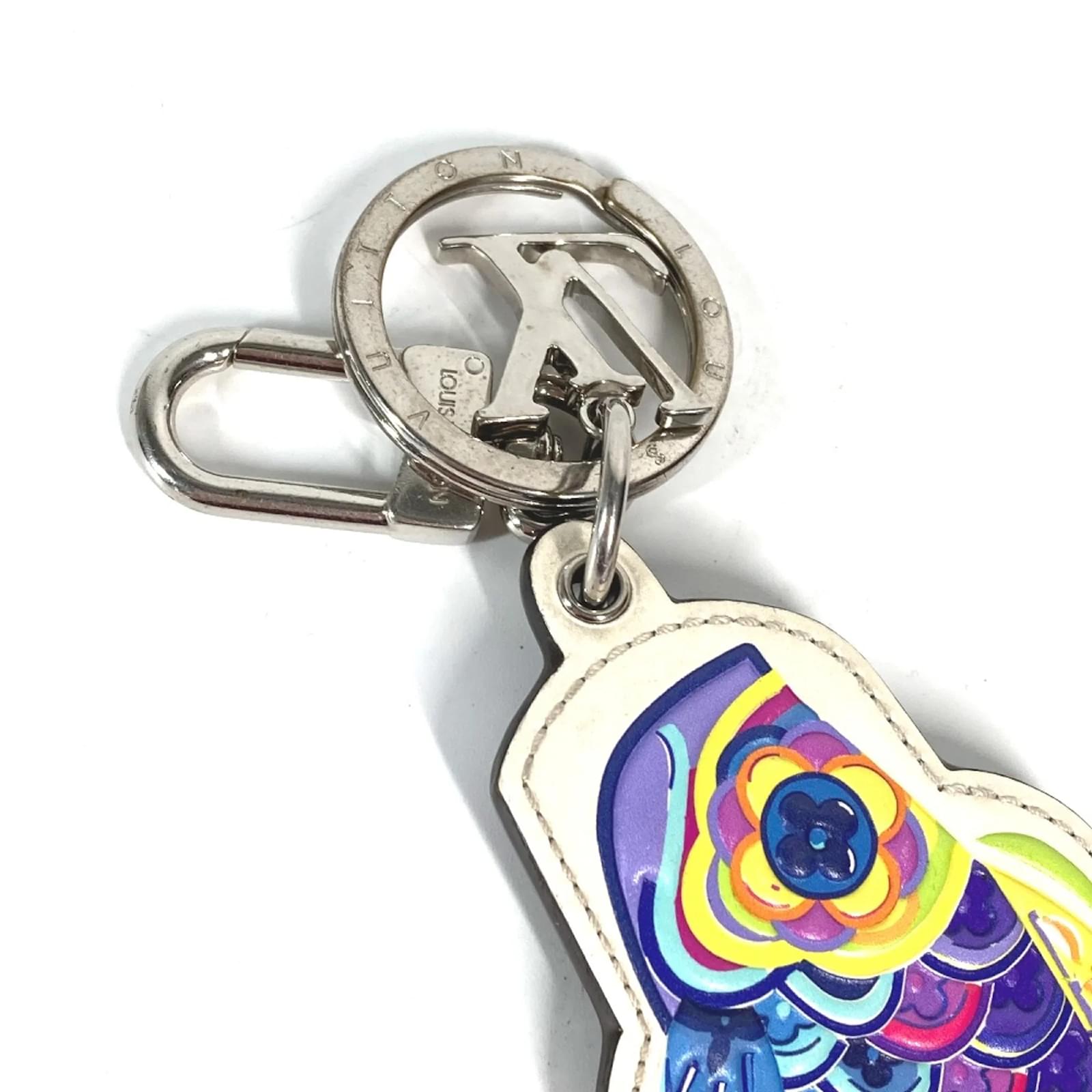 Louis Vuitton MP3271 Carp Fish Bag Charm Key Holder Leather