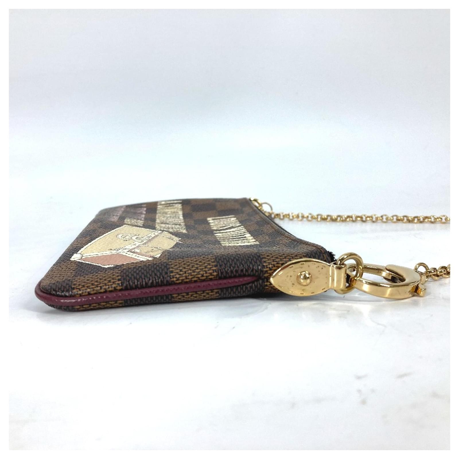 Damier Accessoire Tasche von Louis Vuitton Braun ref.1457331  