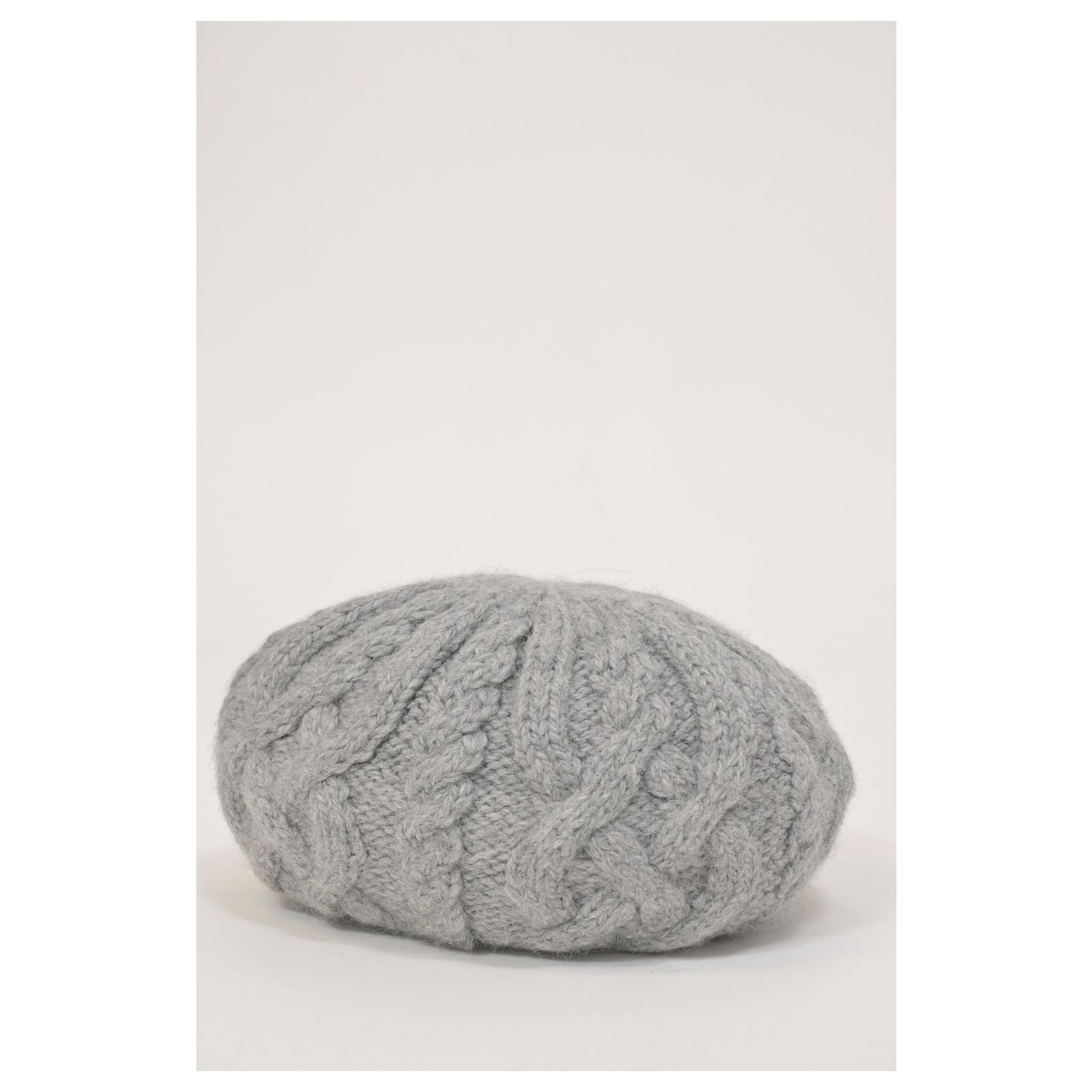 Eugenia Kim Beret Hat in Grey Alpaca Wool Wool hat Eugenia Kim Grey size One size International in  main image 4
